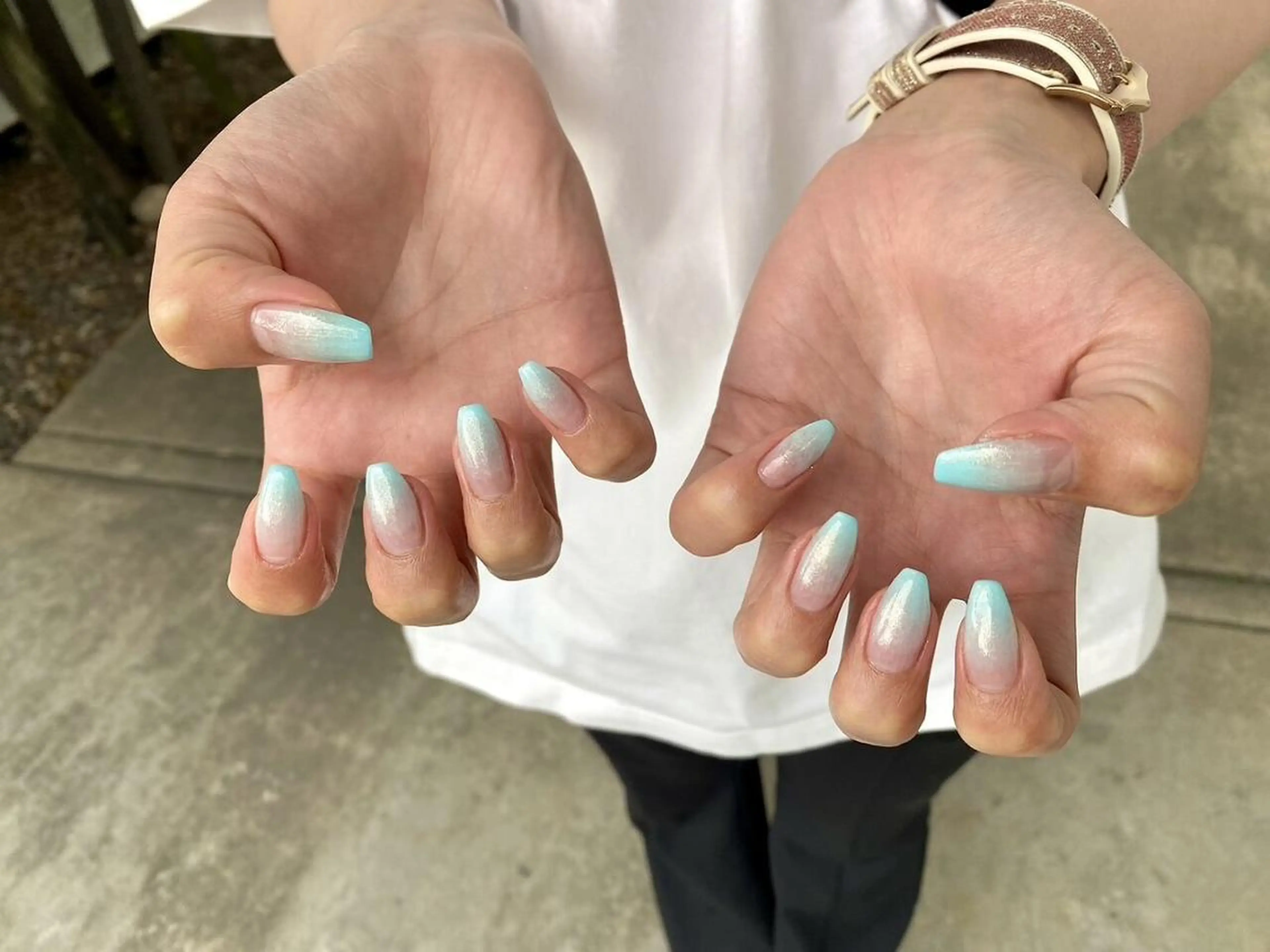 オフ有り◎グラデーション🥥クリアベースのみの写真