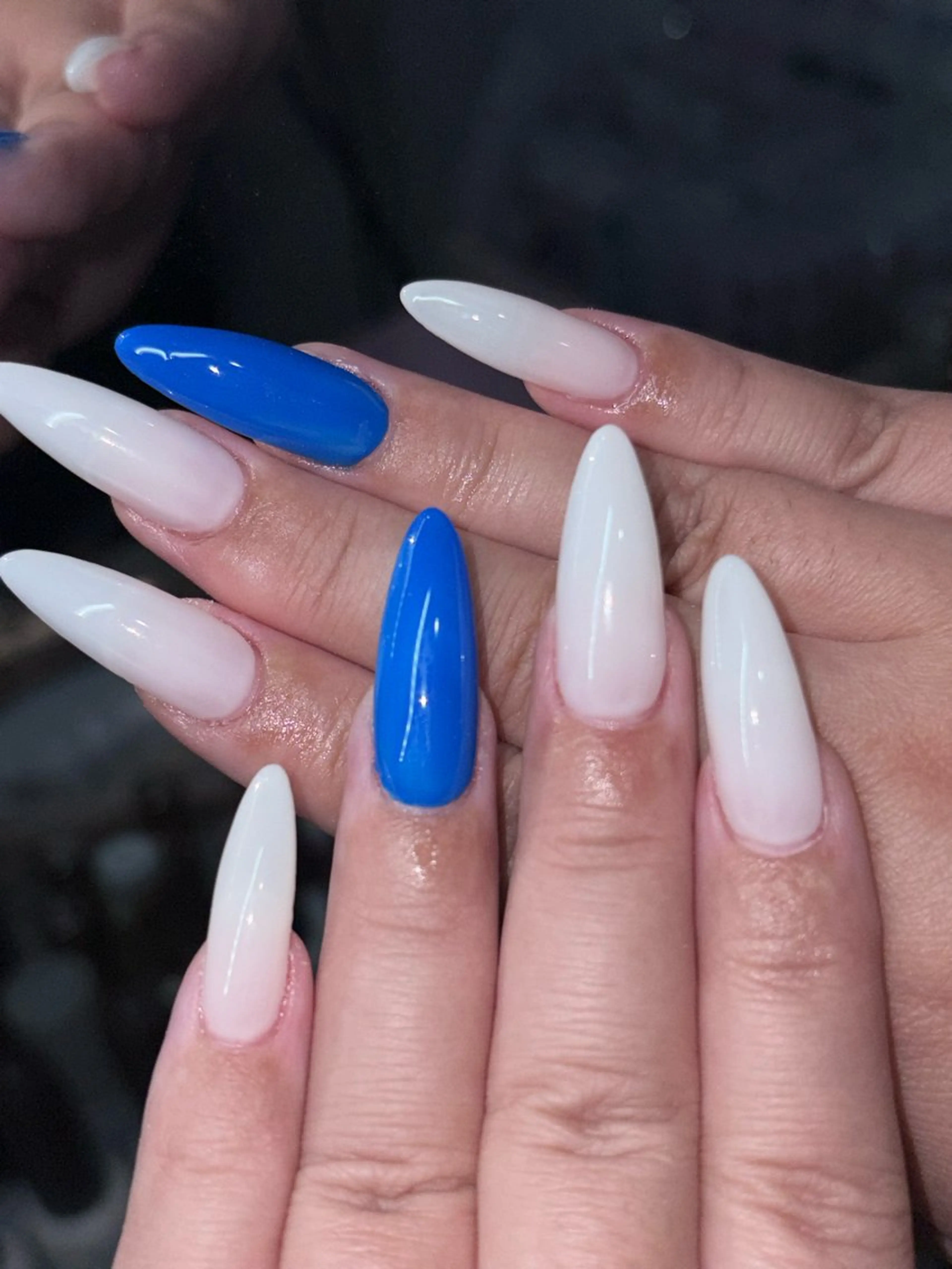 ネイル ハンドネイル NES NAIL所属・さゆり￤推しキャラ ￤ロングネイル🩷のネイルデザイン