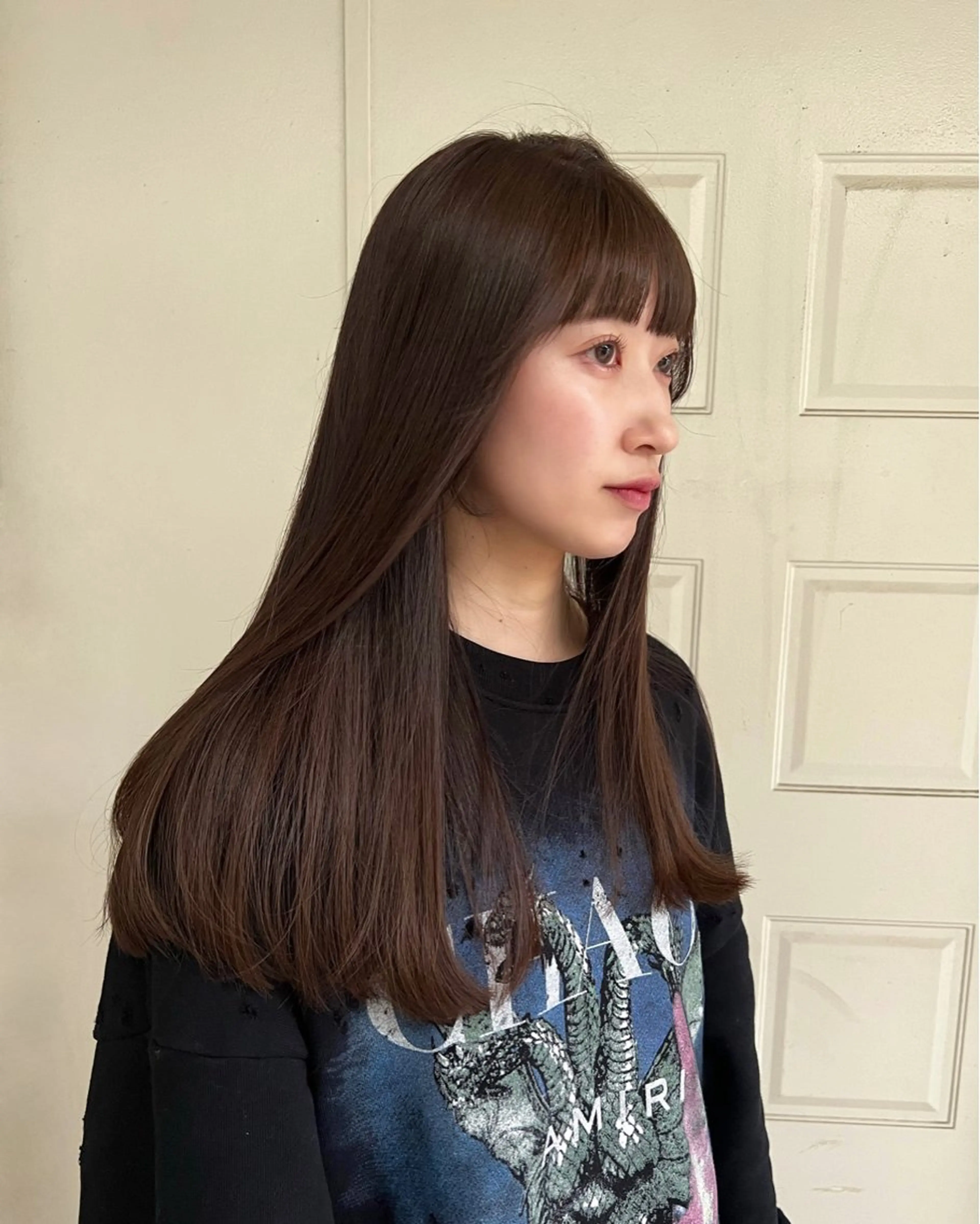 ロング カット ヘアカラー トリートメント まろやか透明感カラー ♡MANAのヘアスタイル