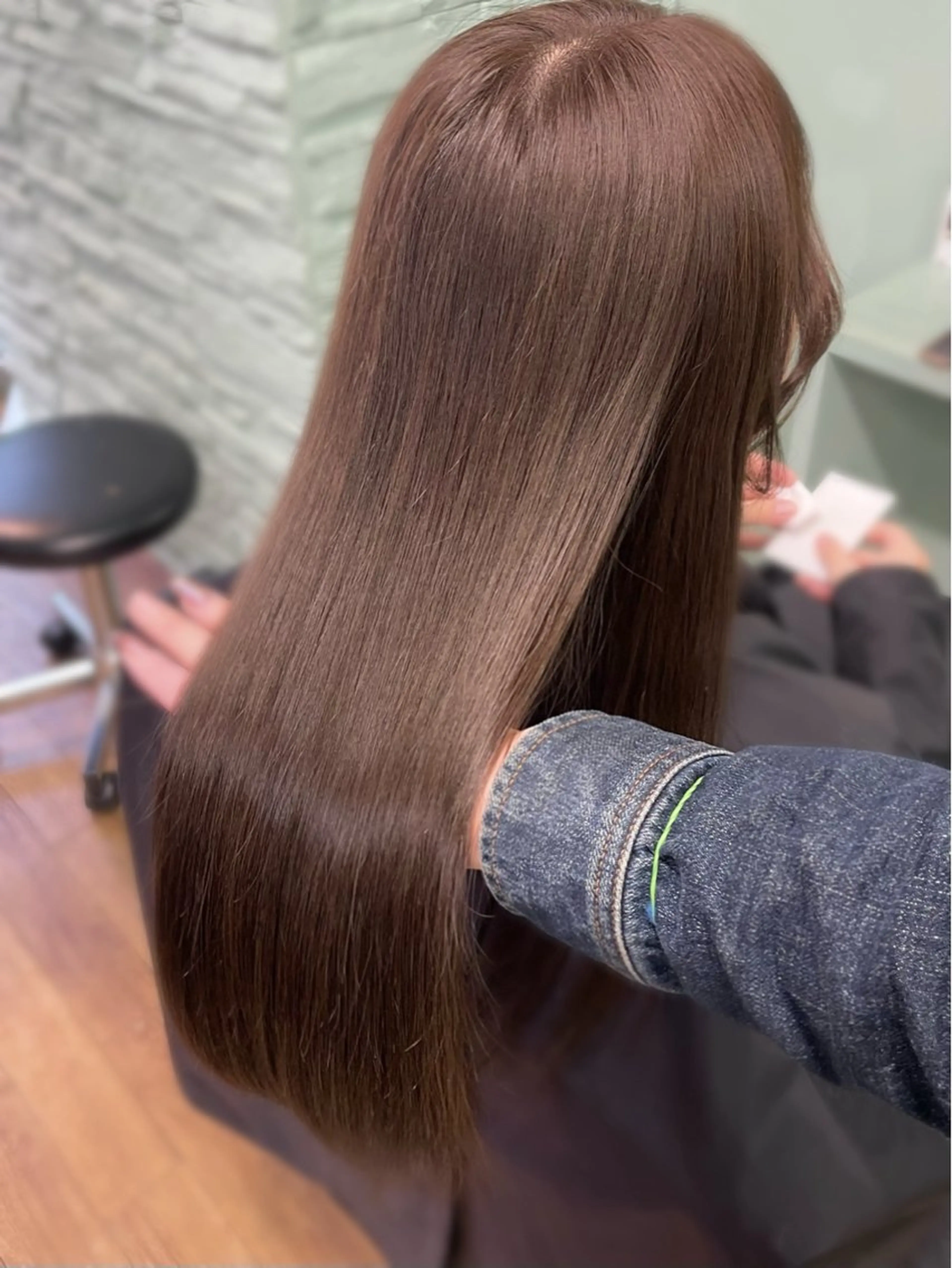 【✨うる艶髪に✨】艶カラー+髪質改善ケア💖の写真