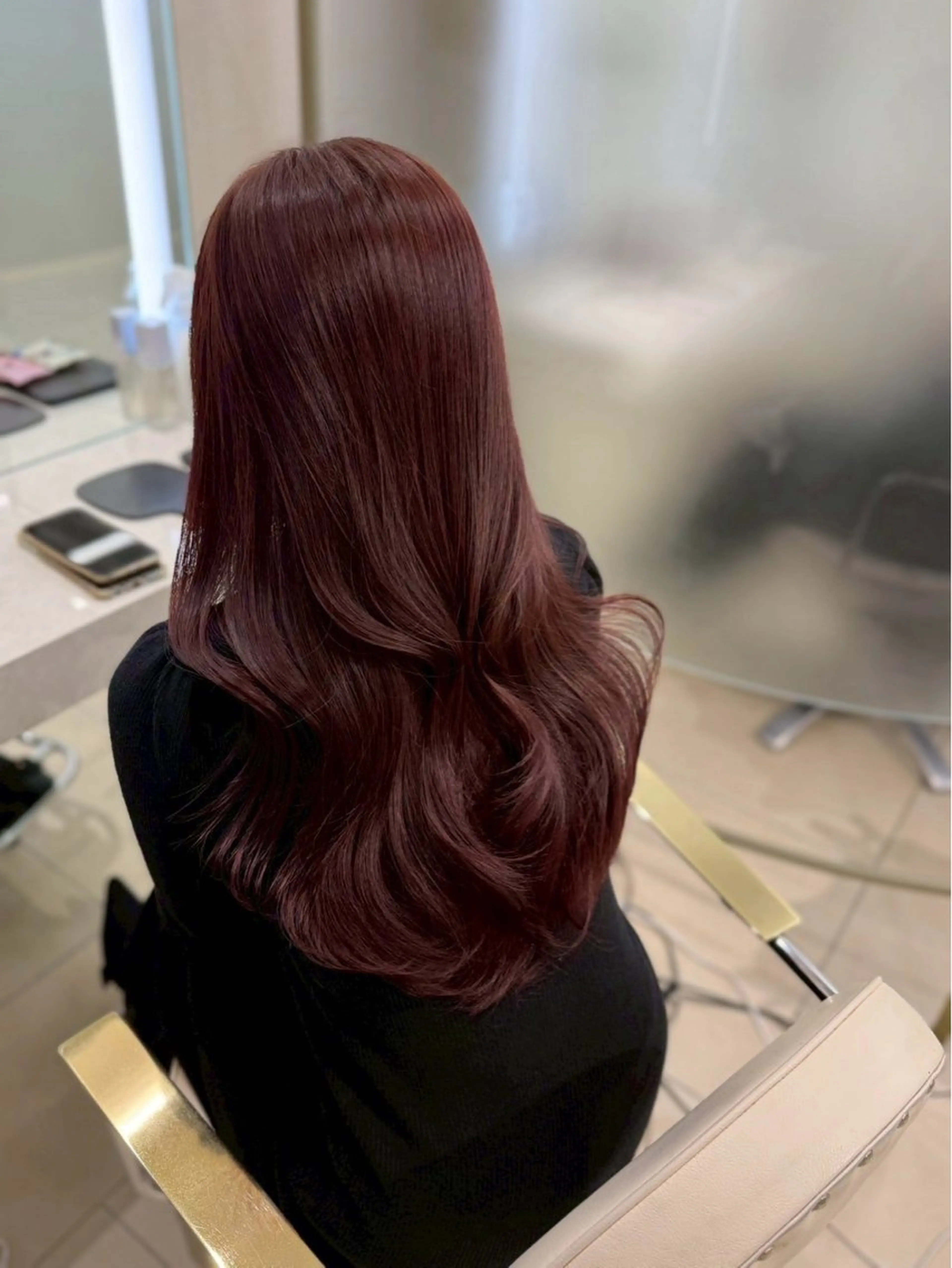 ロング カラー ヘアカラー 🫧RYOグレージュ /透け感カラー🫧のヘアスタイル