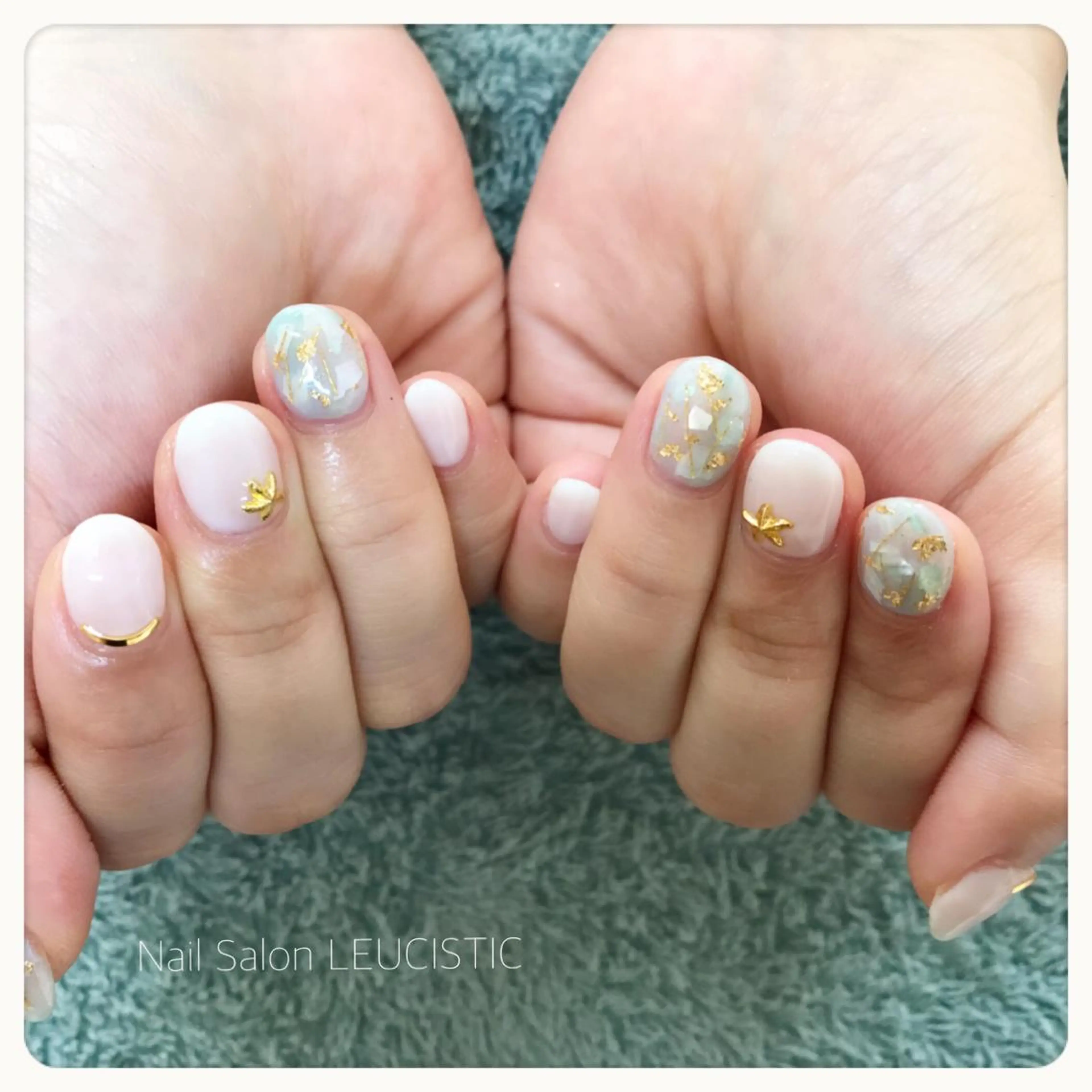 ネイル クリアネイル 夏ネイル ホワイト 美時雨・bishigure所属・美時雨 bishigureのエステ・リラクイメージ