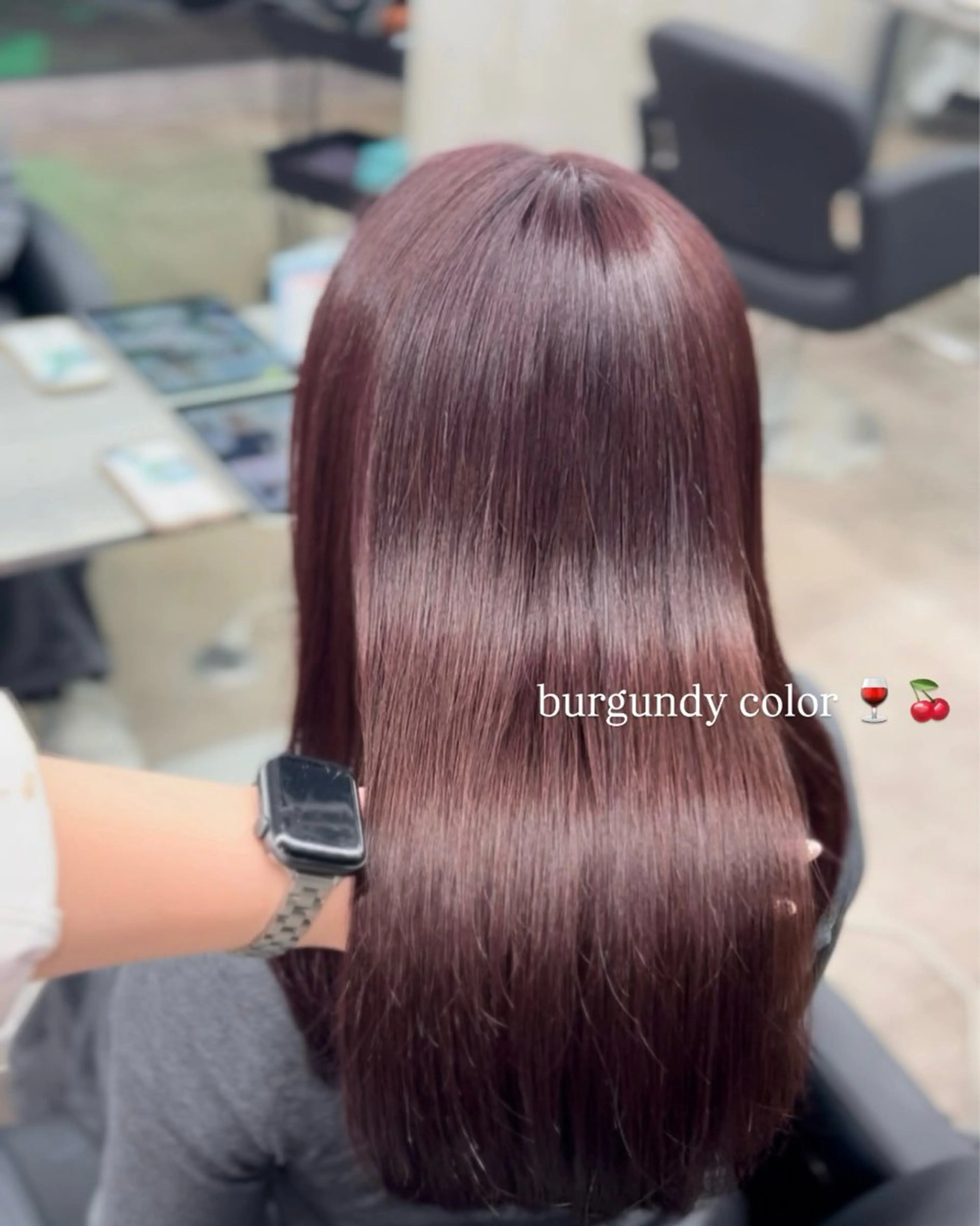 ロング カラー ヘアカラー トリートメント mei _Jr. colorlist☆のヘアスタイル