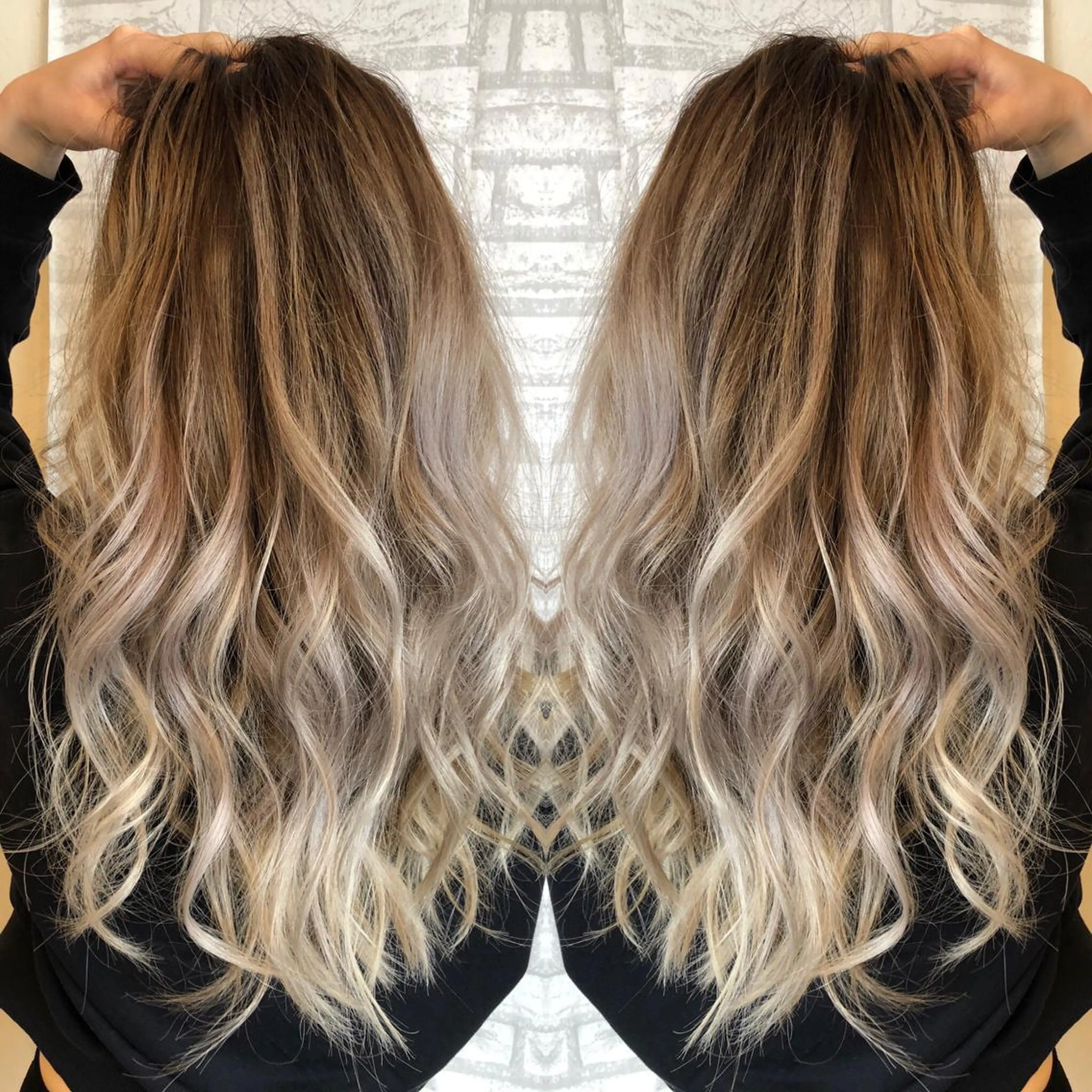 ミディアム カラー ブロンド 外国人風カラー カット ヘアカラー トリートメント JILBLAN京都 ショート/ハイライトのヘアスタイル