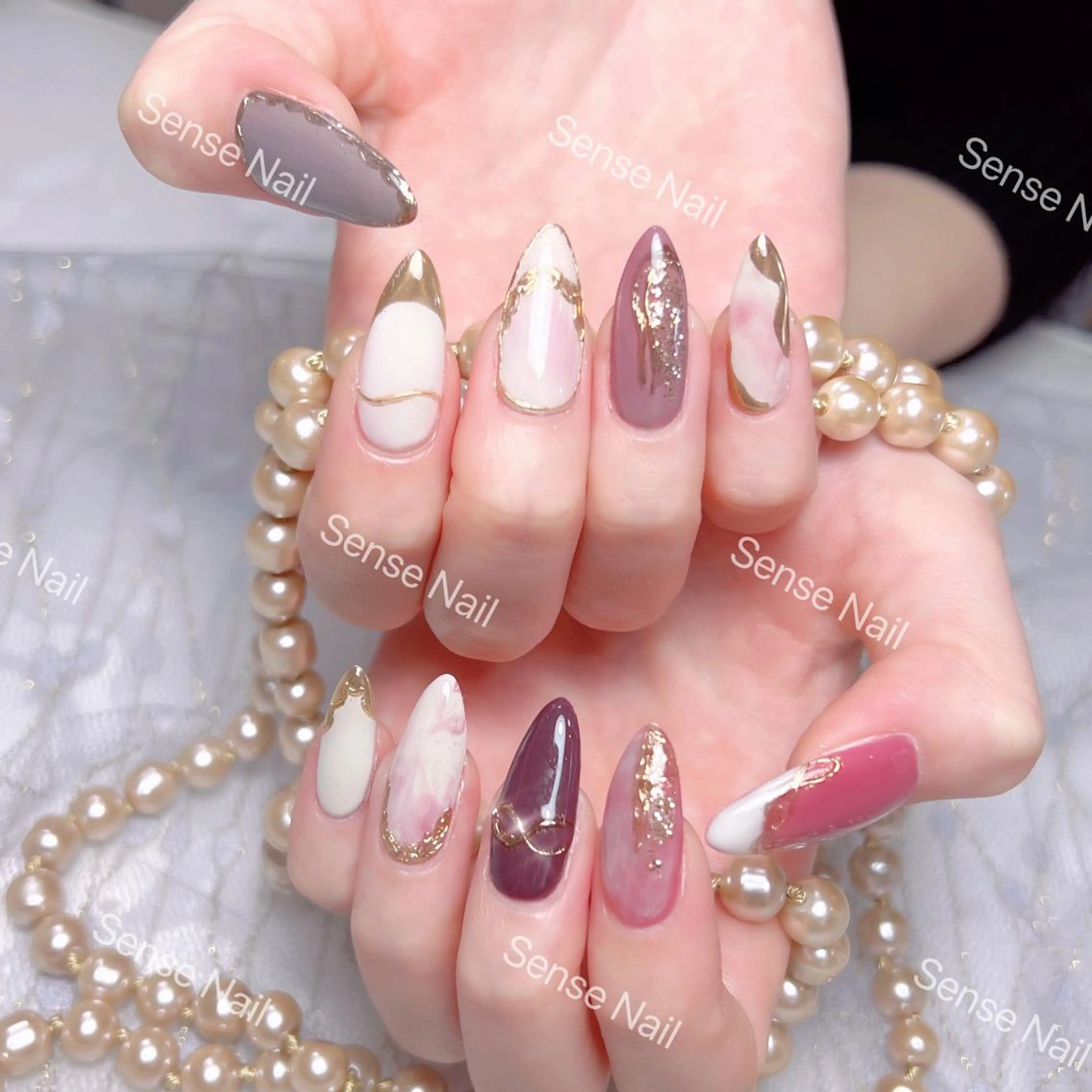 ネイル ハンドネイル ハンドケア 🎀Sense Nail渋谷店🎀のネイルデザイン