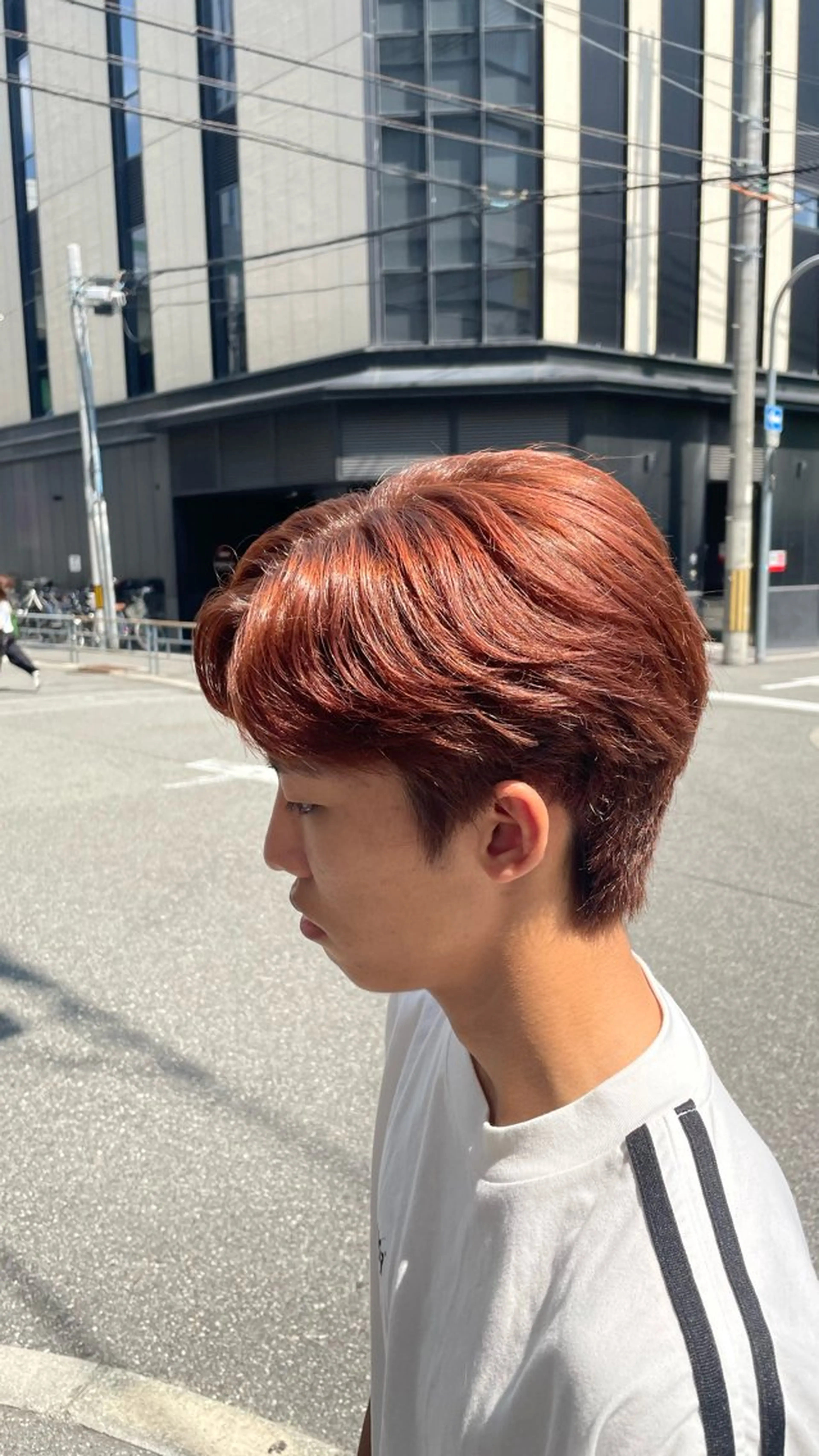 カラー メンズ レッドカラー Noisyle 西本町店所属・メンズ特化美容師 ⭐️ヤマモトのヘアスタイル