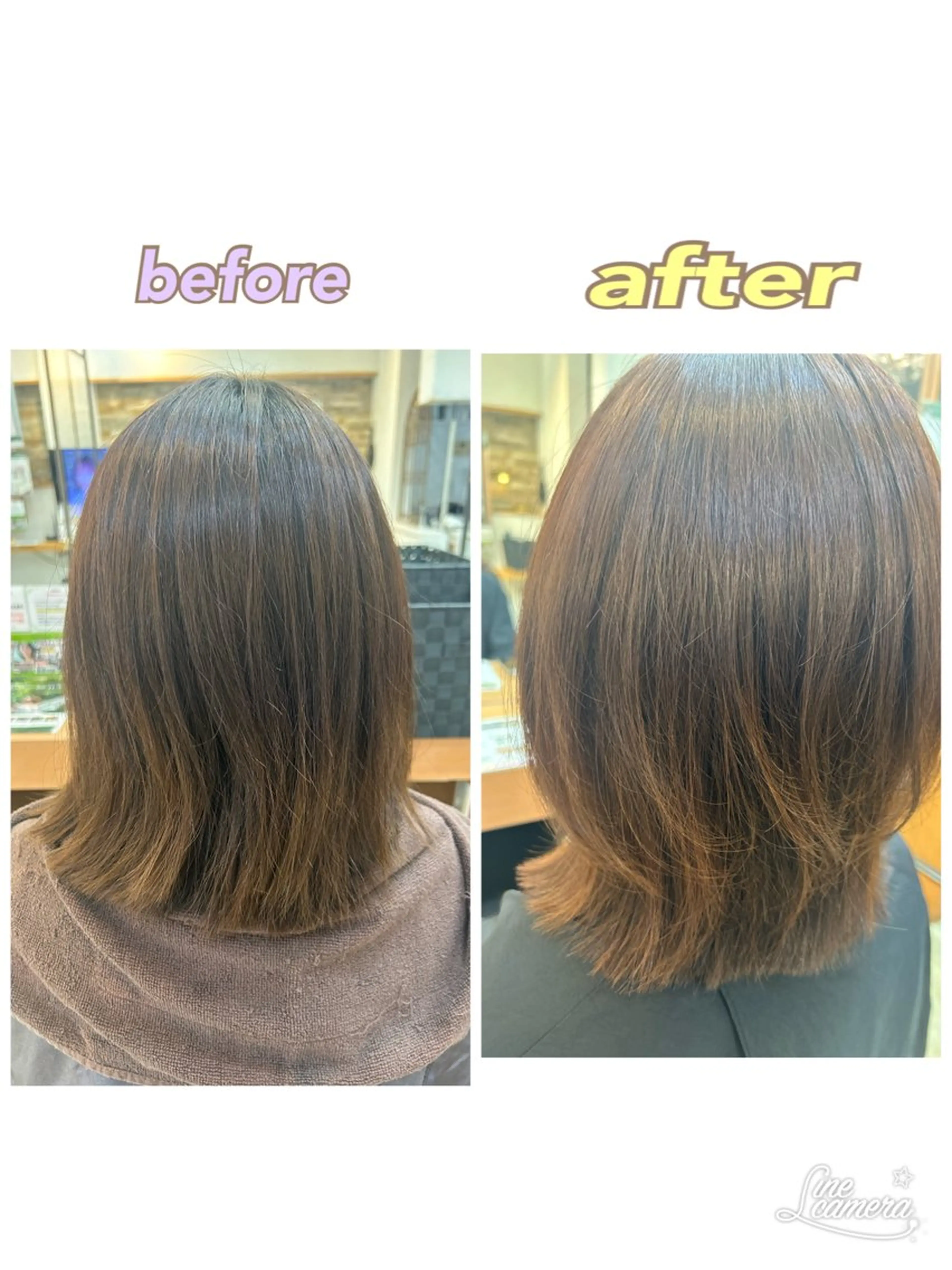 ミディアム レイヤーカット 櫻井 千穂のヘアスタイル