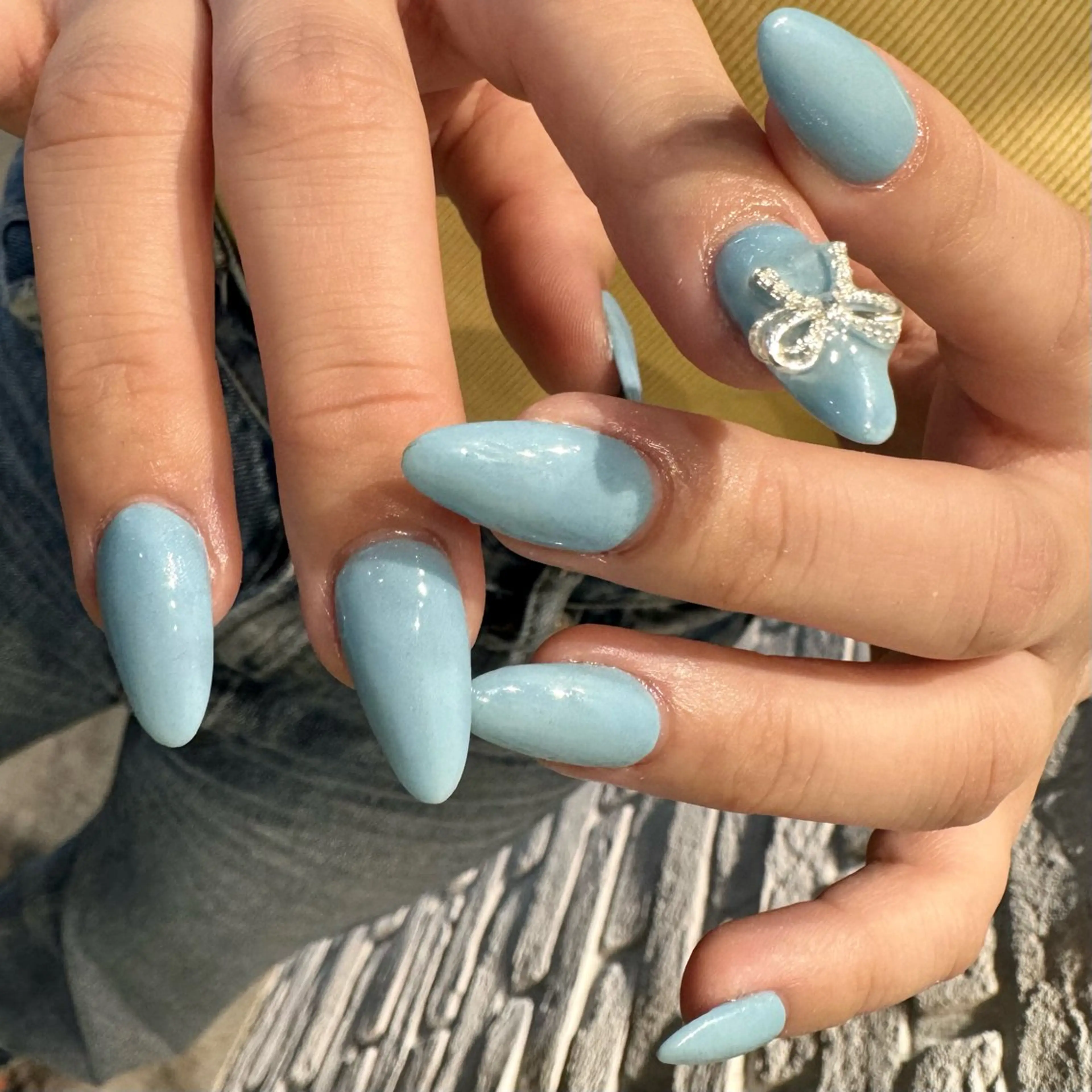 セミロング m kaori𓃟のネイルデザイン