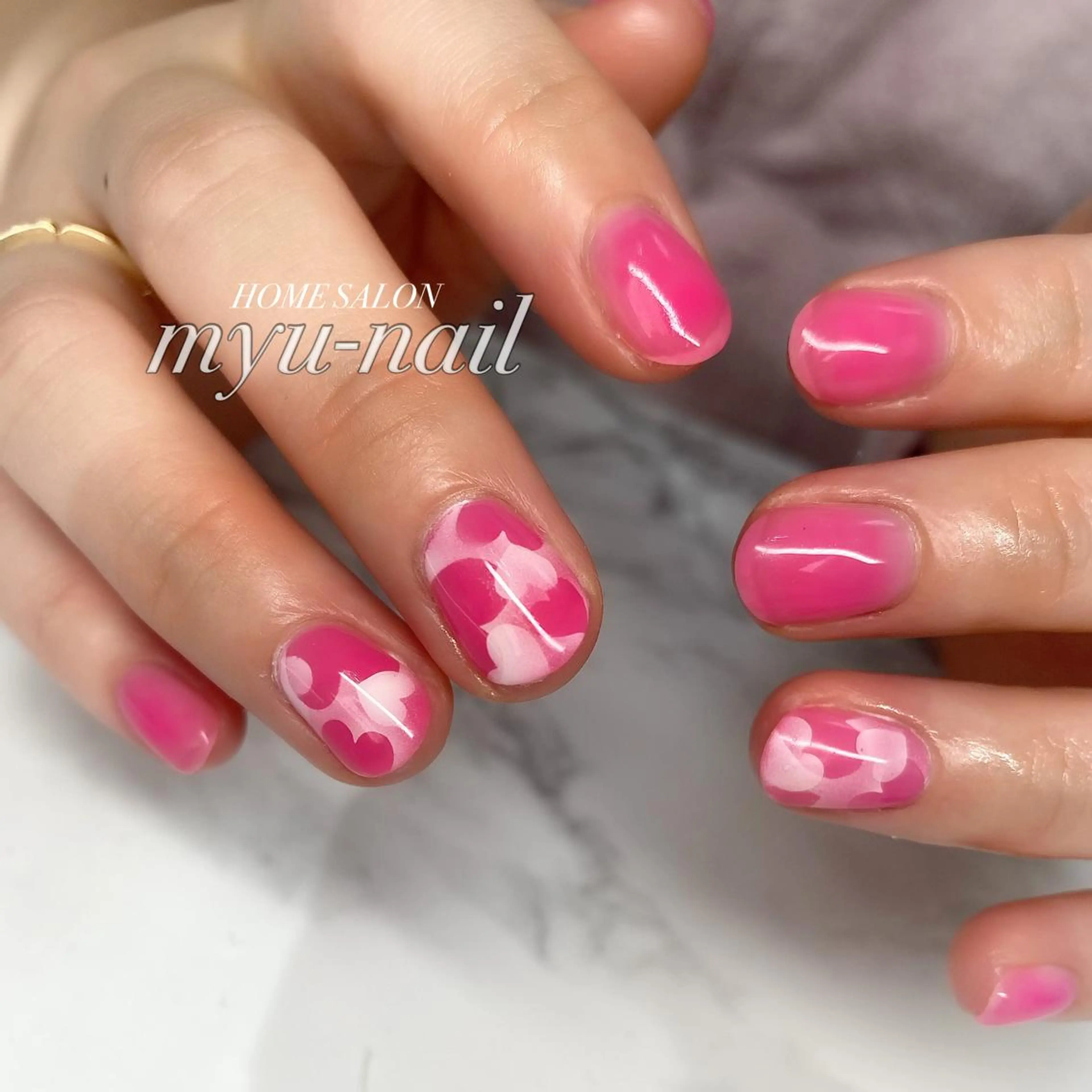 ネイル ハンドネイル ホームサロン myu-nailのネイルデザイン