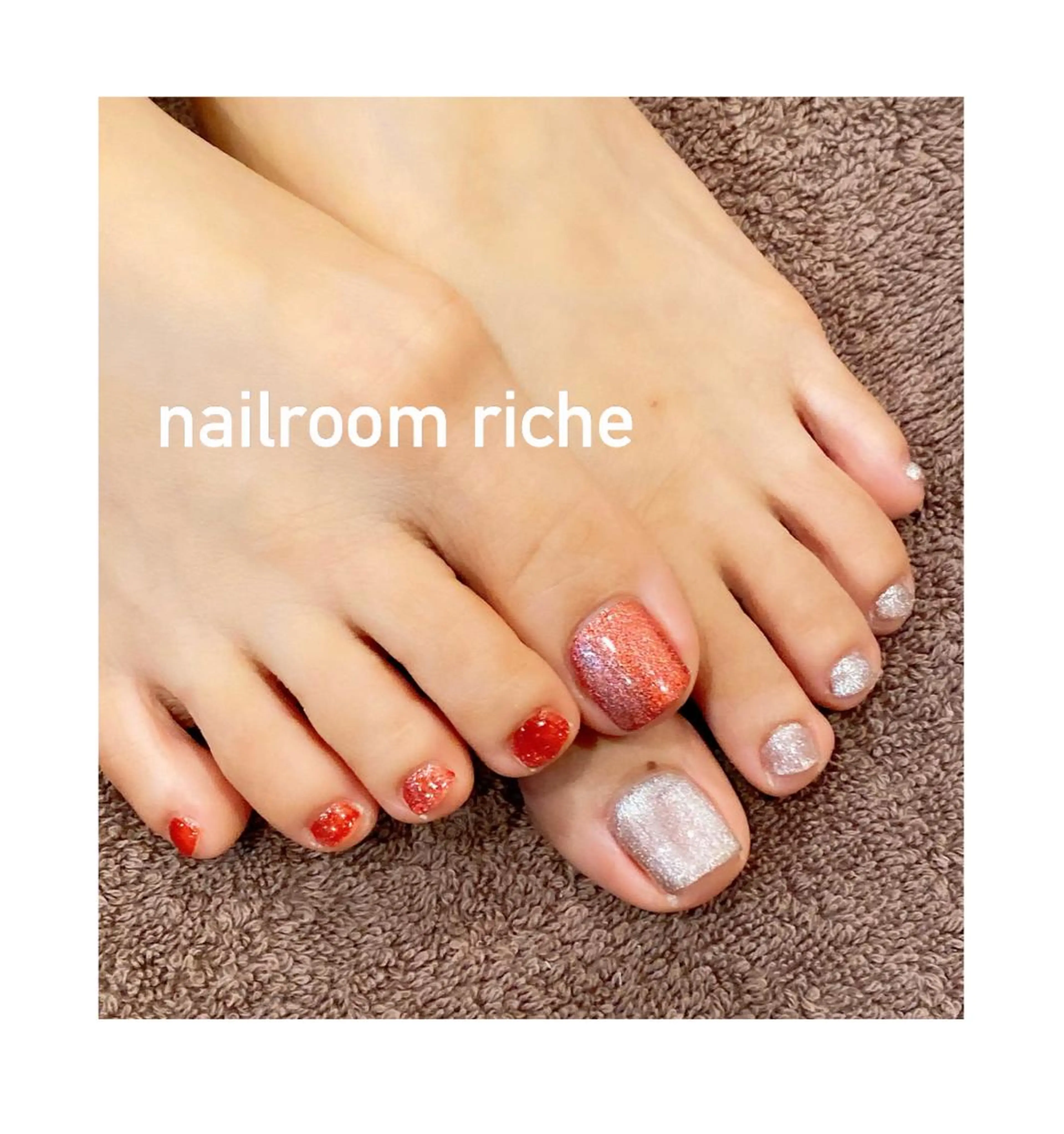 ネイル フットネイル nailroom richeのネイルデザイン