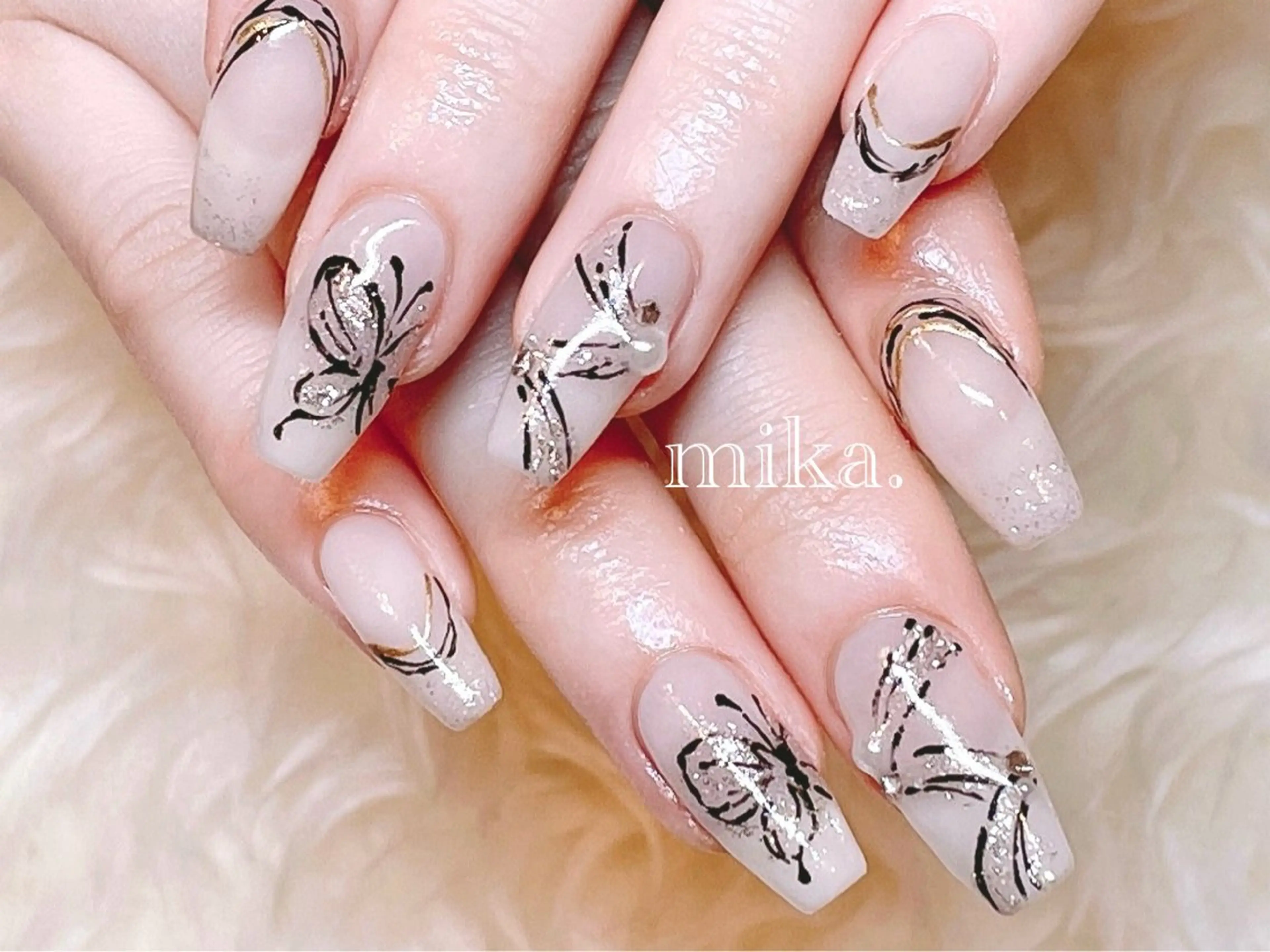 ネイル アートネイル ジェルネイル 韓国ネイル パラジェル スカルプネイル Nail&eye Belireのネイルデザイン