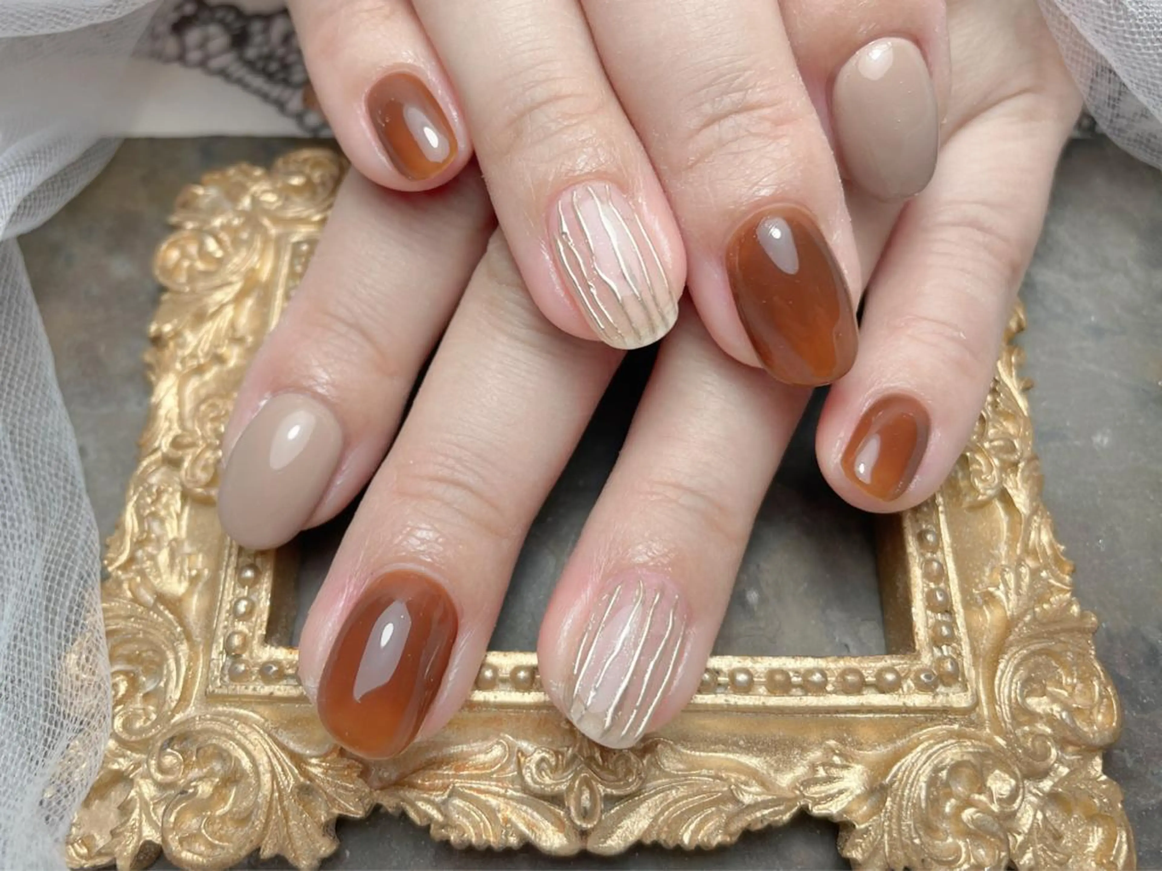 ネイル ハンドネイル マジックミラー所属・マジック ミラーのネイルデザイン