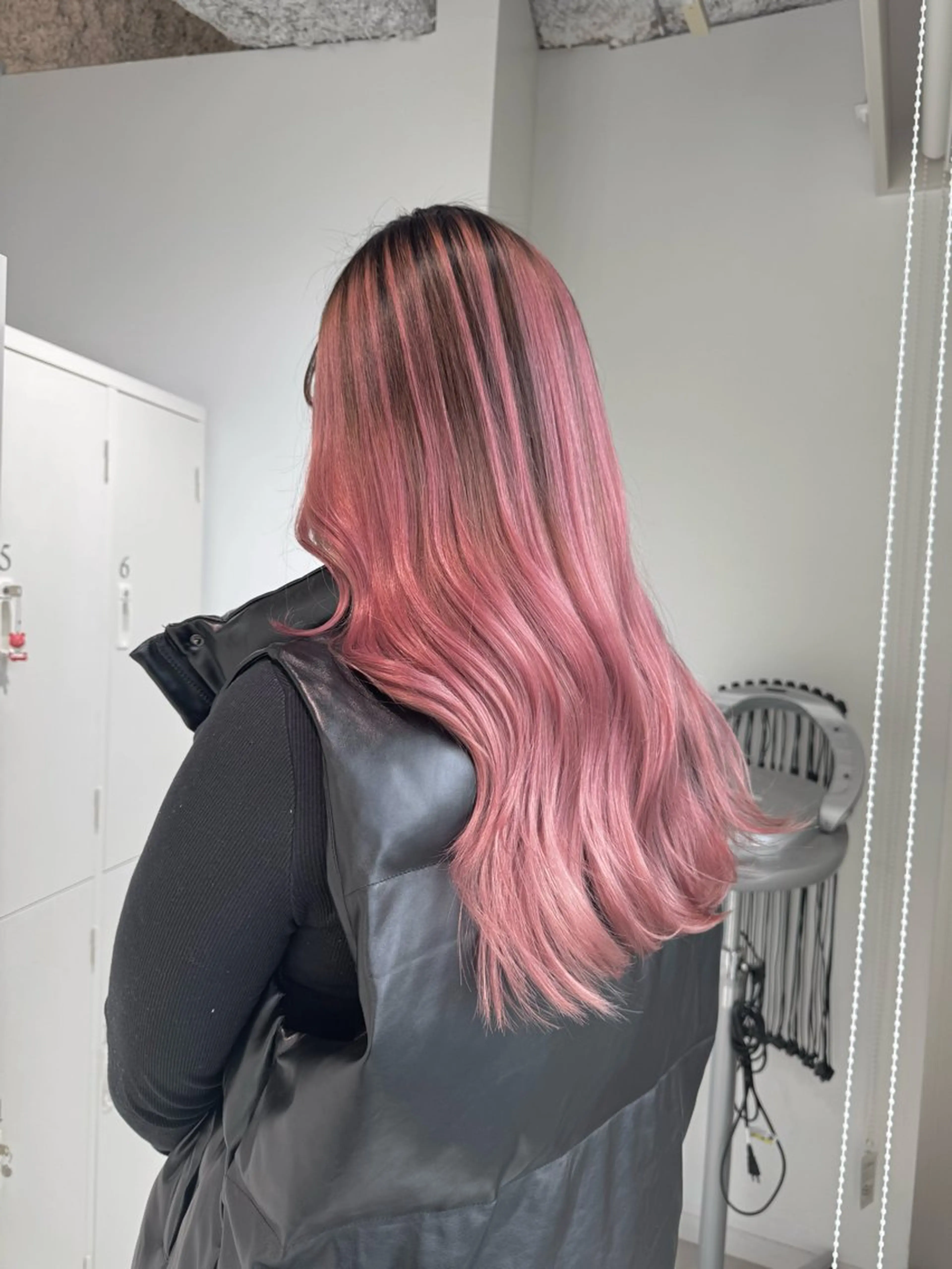 ロング カラー カット ヘアカラー 店長　MANAMI ／ブリーチ／骨格ボブのヘアスタイル