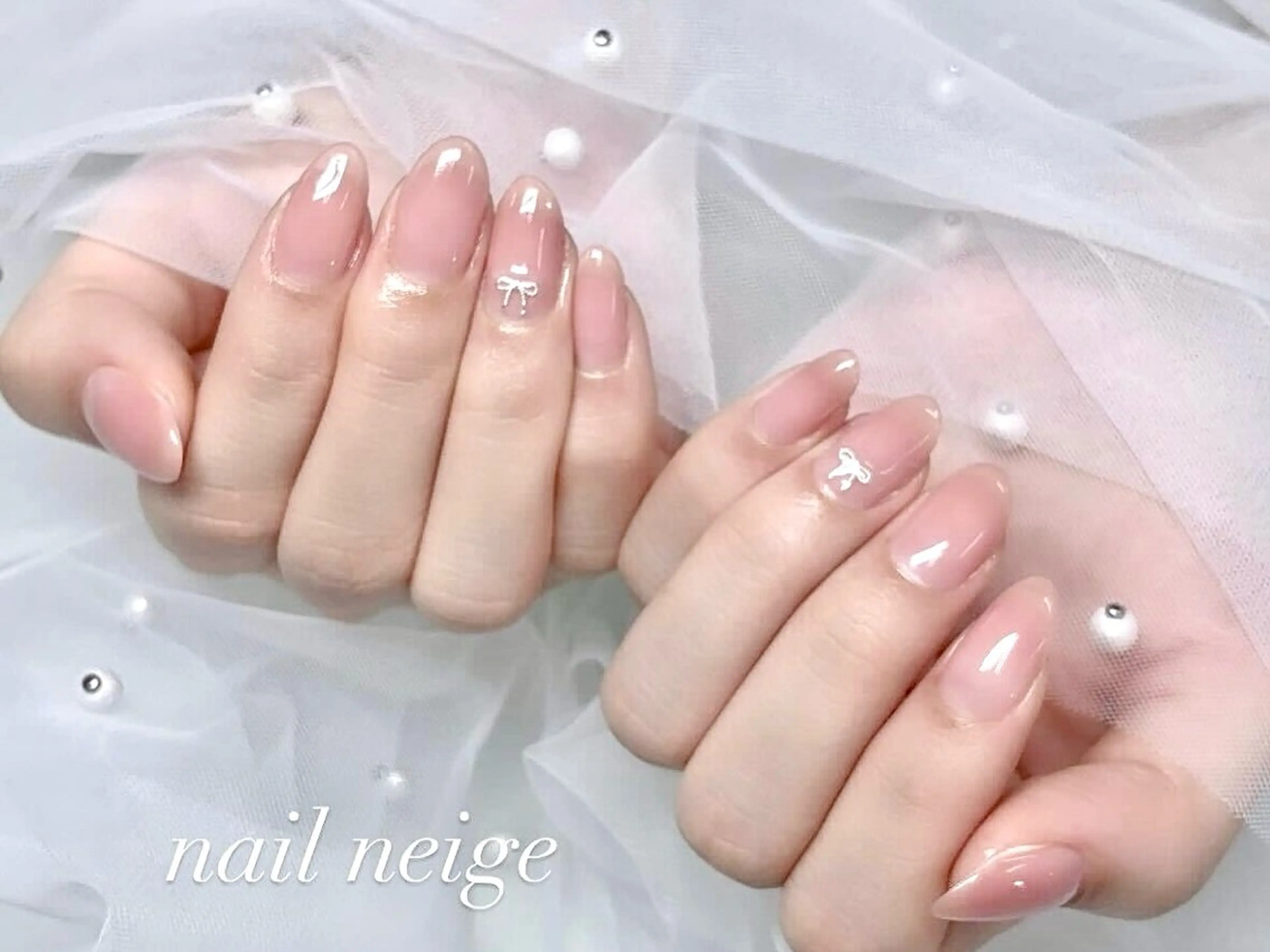 ネイル ジェルネイル マグネットネイル ニュアンスネイル ワンカラーネイル パラジェル ハンドネイル Nail Neige🐈🌙のネイルデザイン