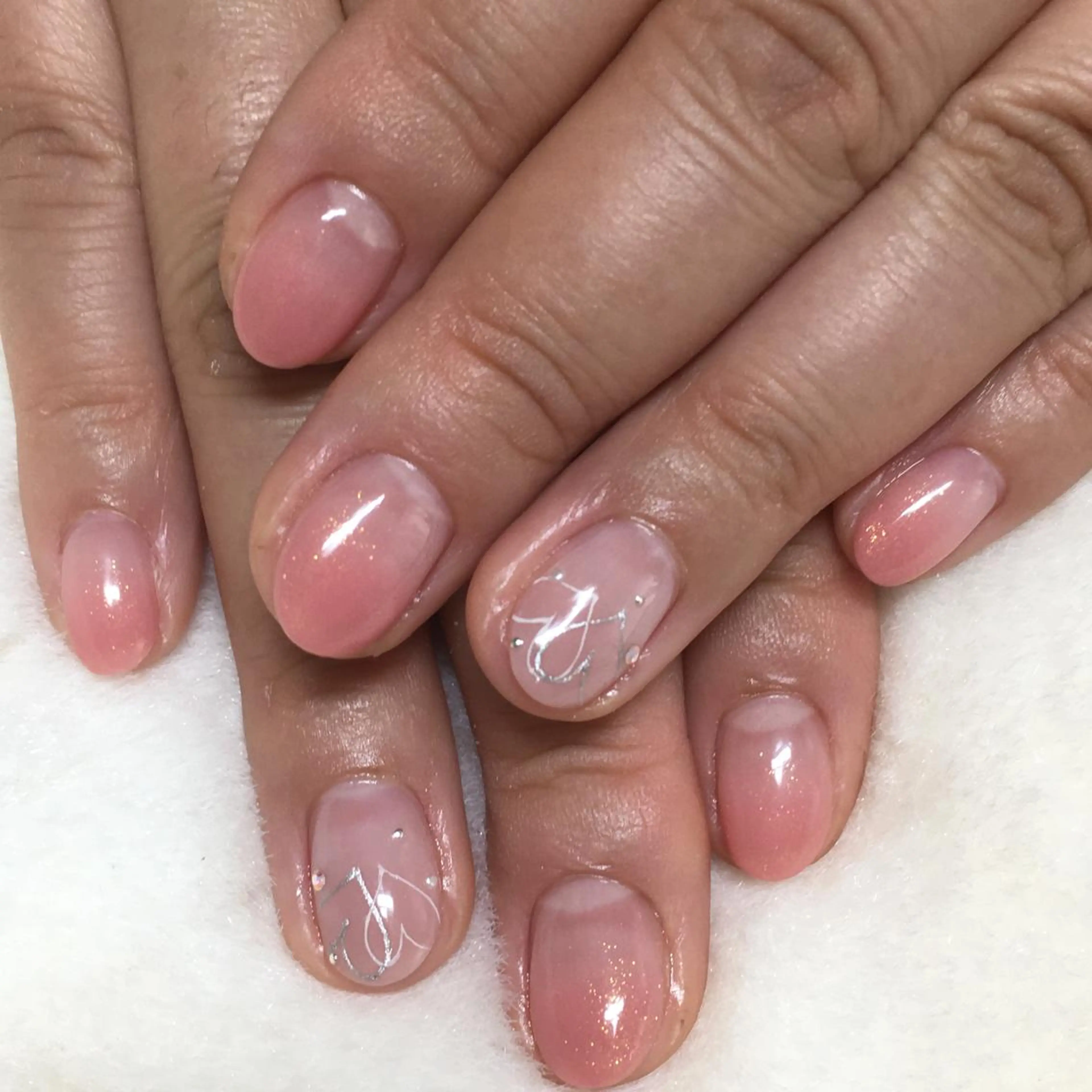 ネイル バレンタイン ハンドネイル kipinail 川﨑えりかのネイルデザイン