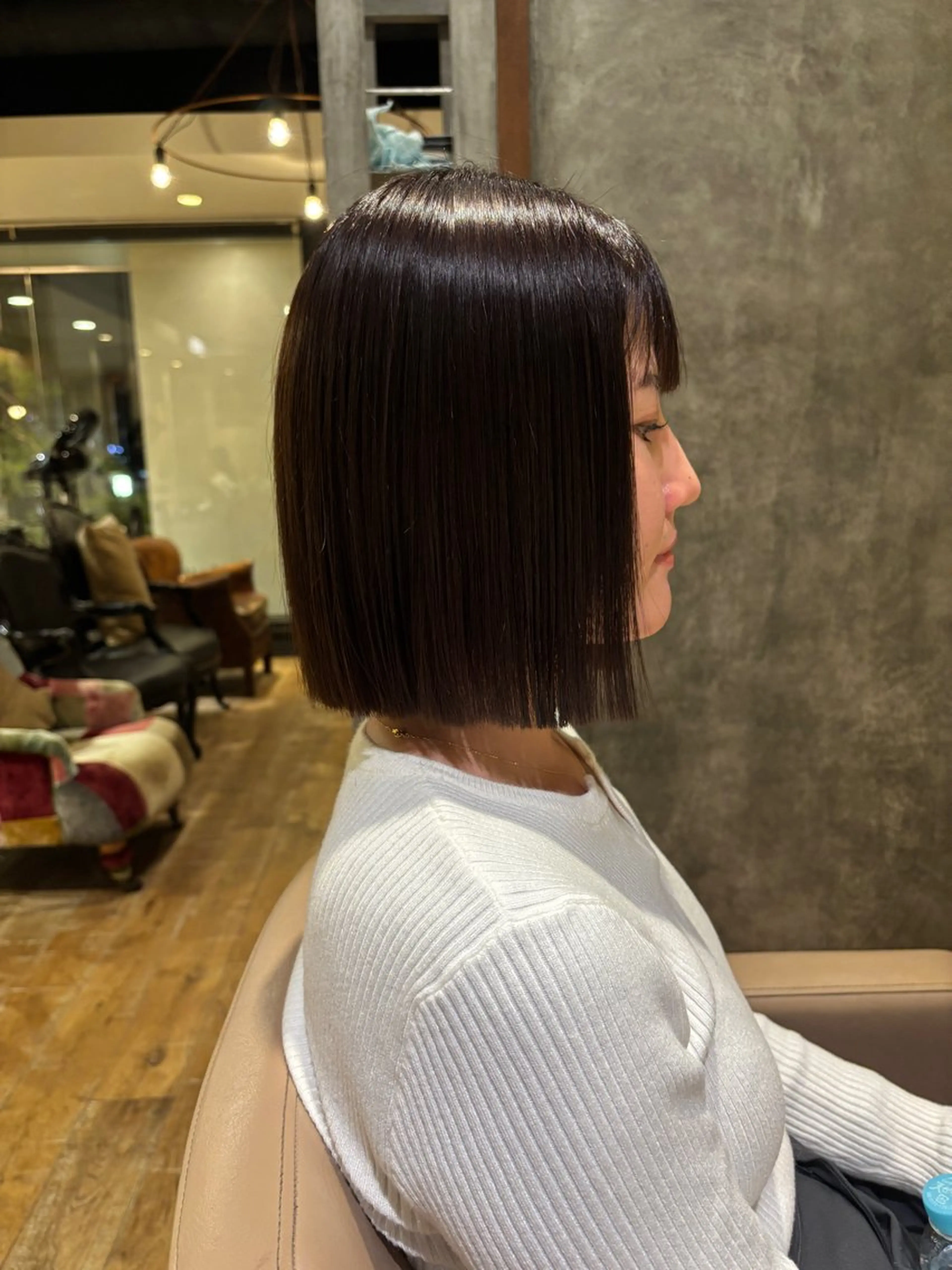 ショート ボブ/レイヤー/ 梅田/天野川奈緒のヘアスタイル