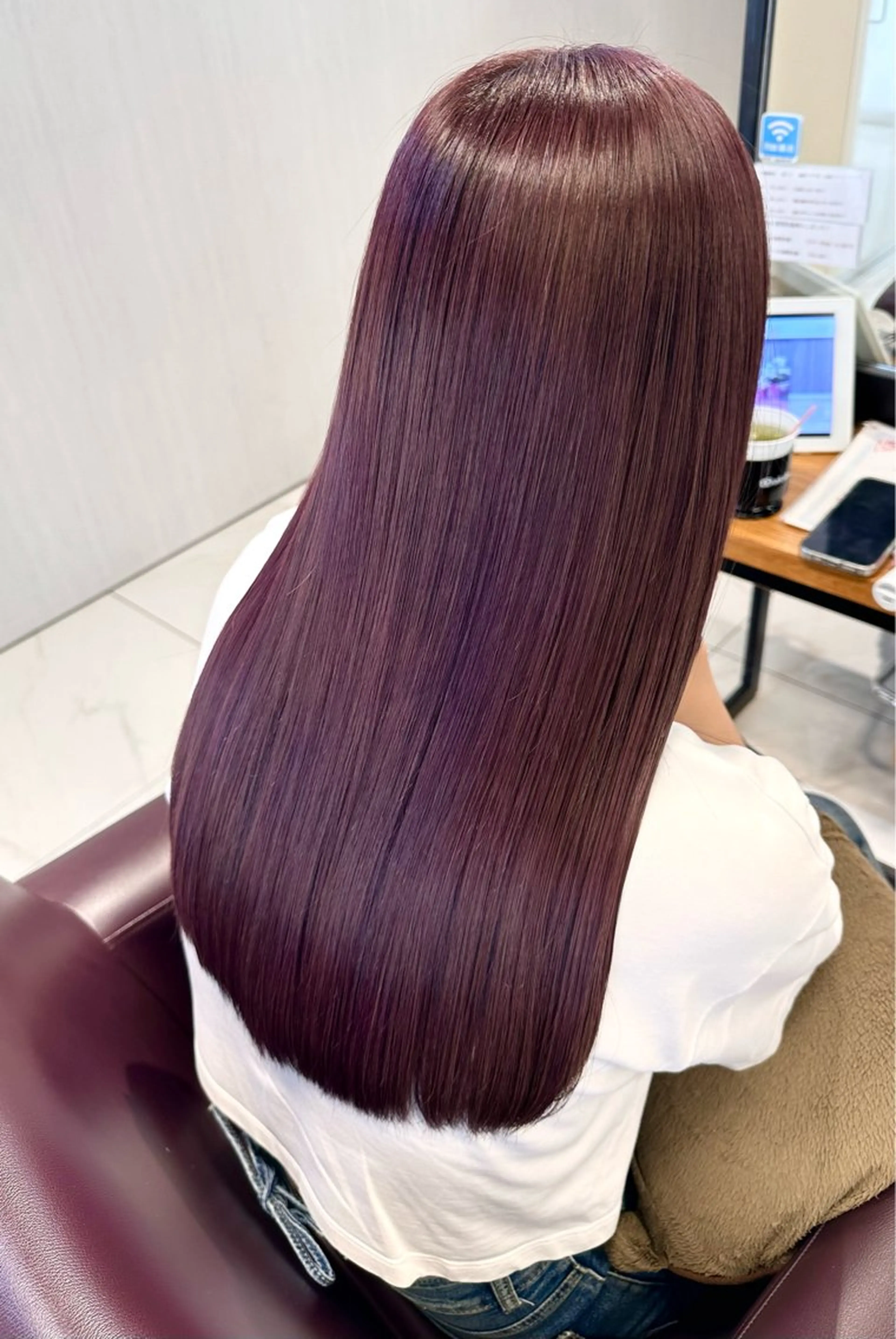 ロング 髪質改善 カット ヘアカラー トリートメント 筑波 晃太のヘアスタイル