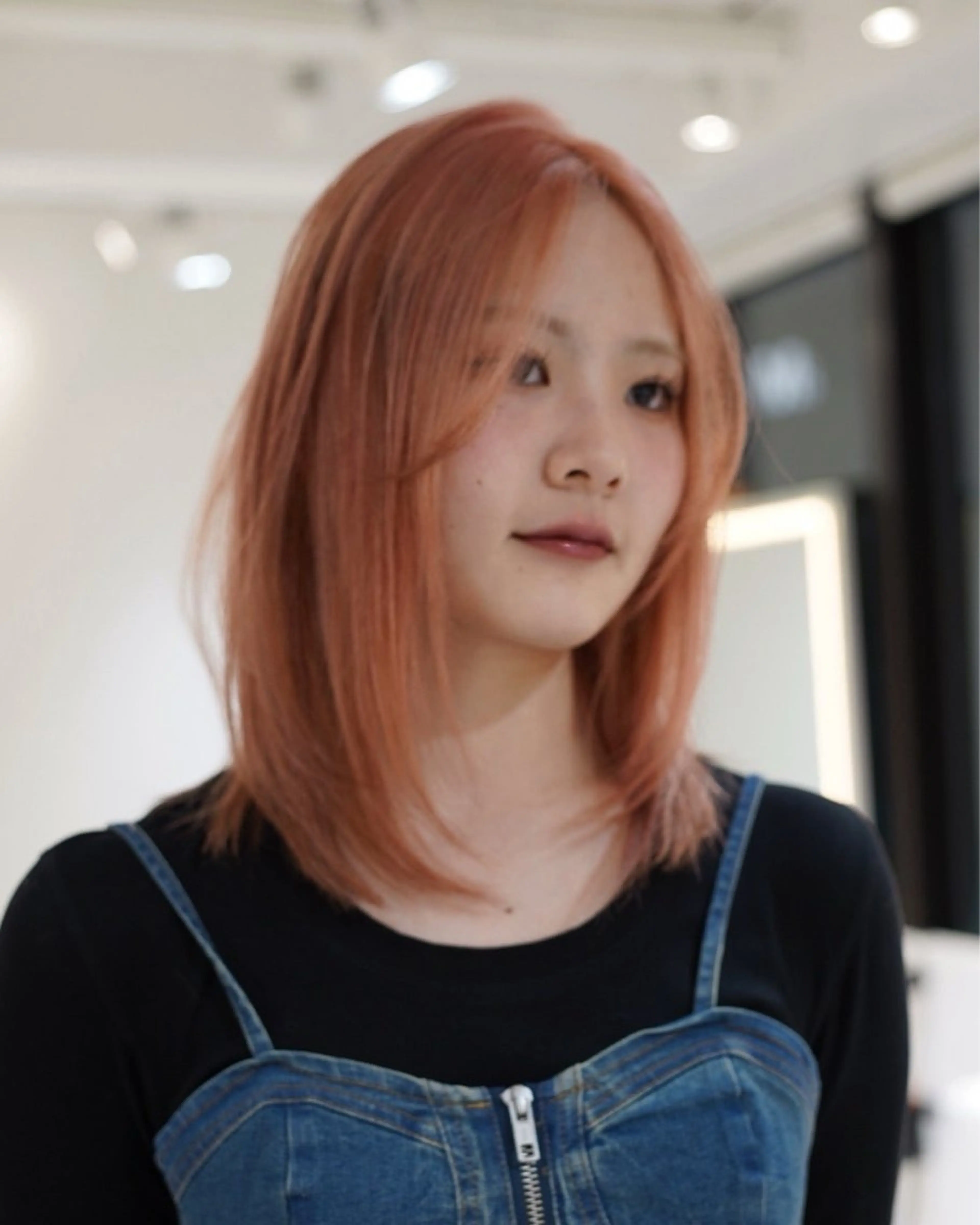 ミディアム カラー ピンクカラー カット ヘアカラー トリートメント レイヤー/ブリーチ ♥️【木坂 桃歌】のヘアスタイル