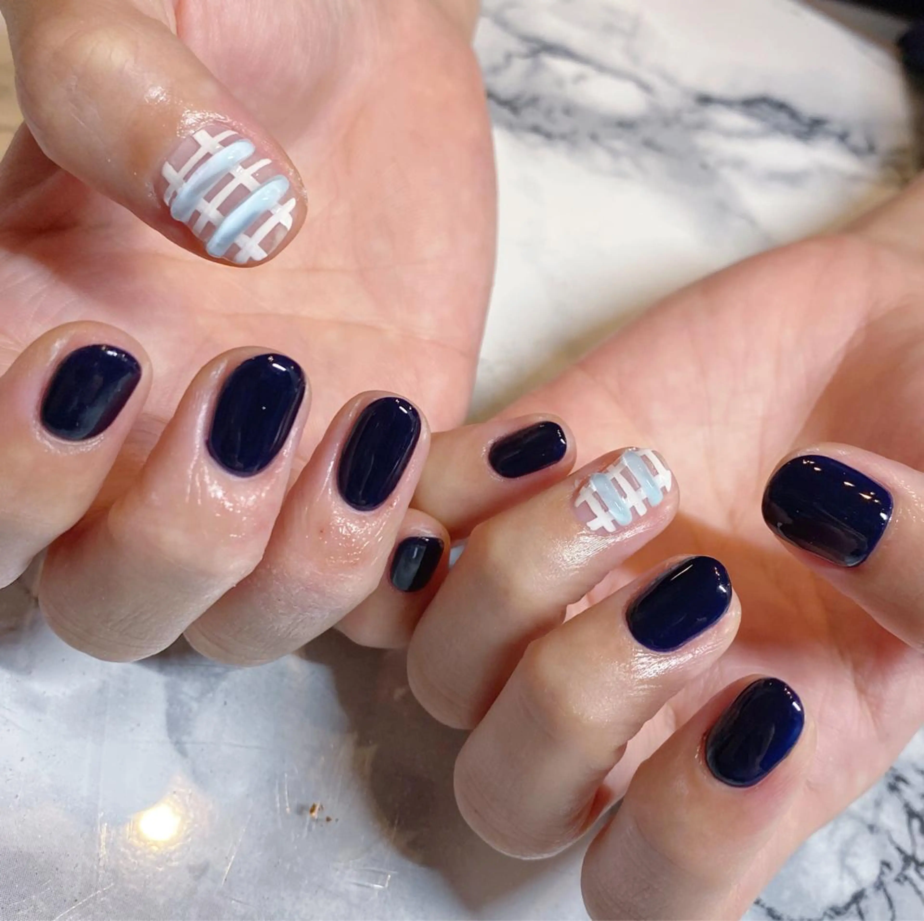 ネイル アートネイル オーロラネイル 韓国ネイル ニュアンスネイル ワンカラーネイル To Me Nail所属・🩵 mei🩵のネイルデザイン