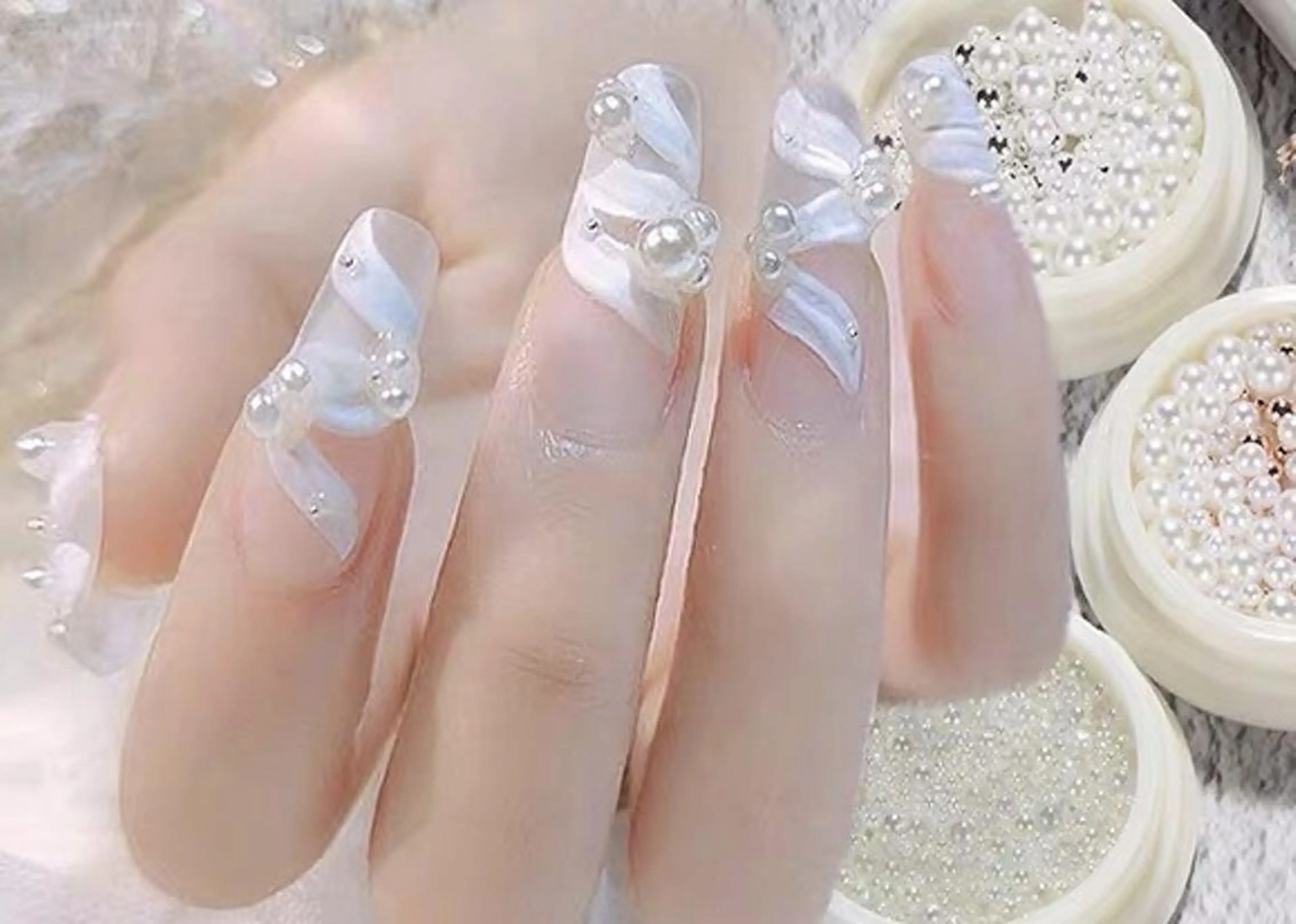 ネイル 春ネイル Cute beauty2のマツエク・マツパデザイン