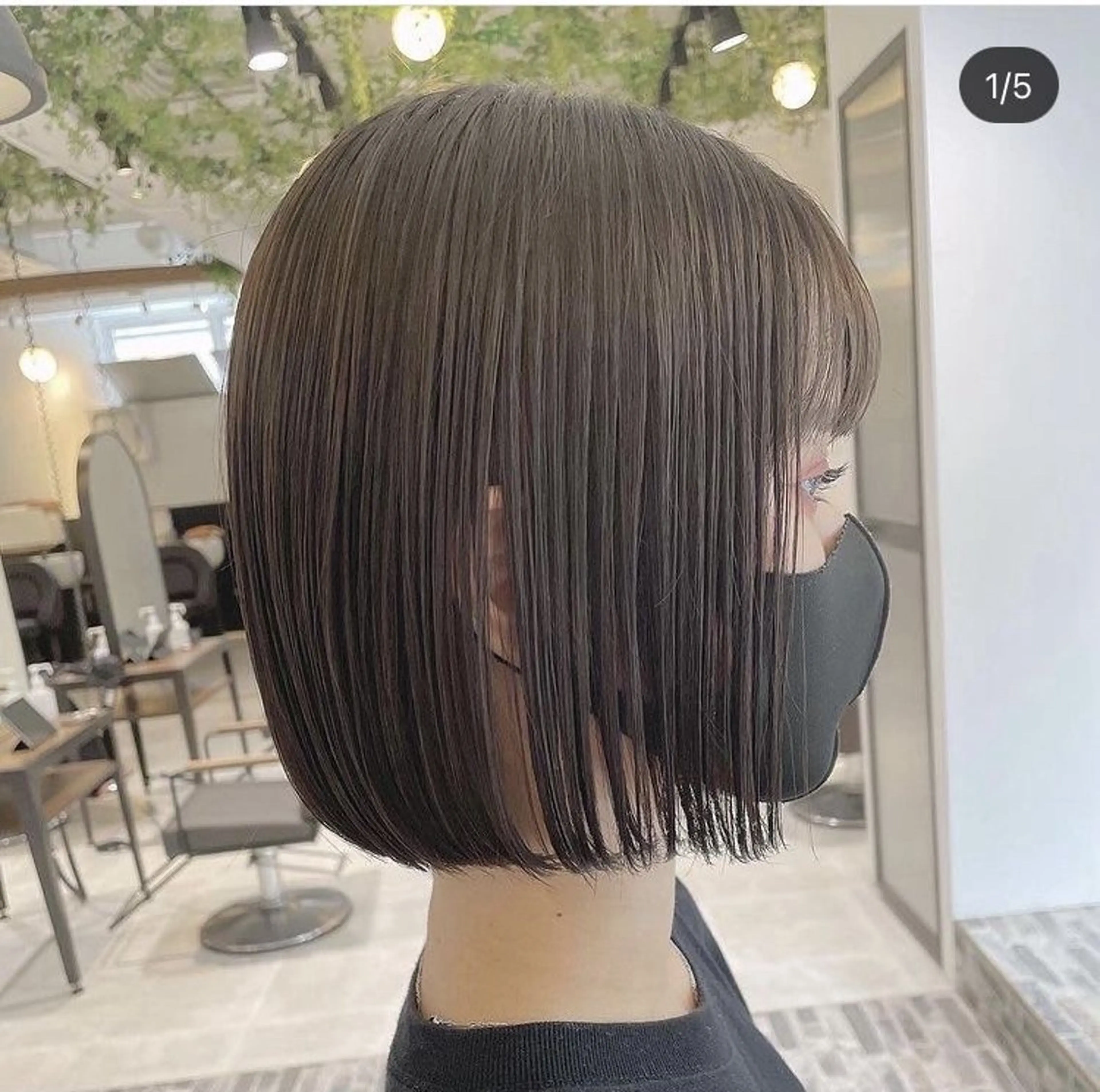 ショート EARTH所属・NATSUMI 透明感カラーのヘアスタイル