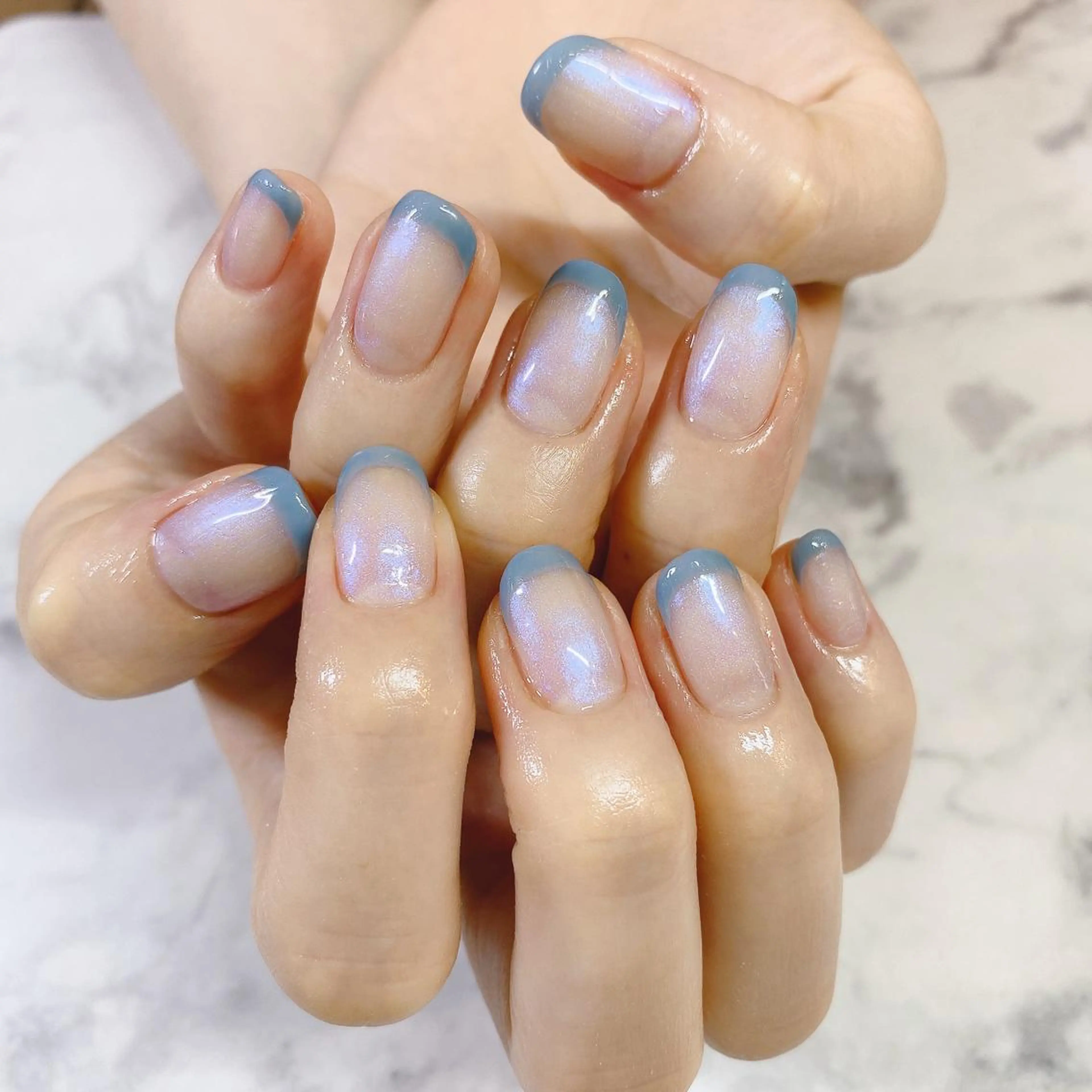 【オフ無し】フレンチネイル🌻の写真