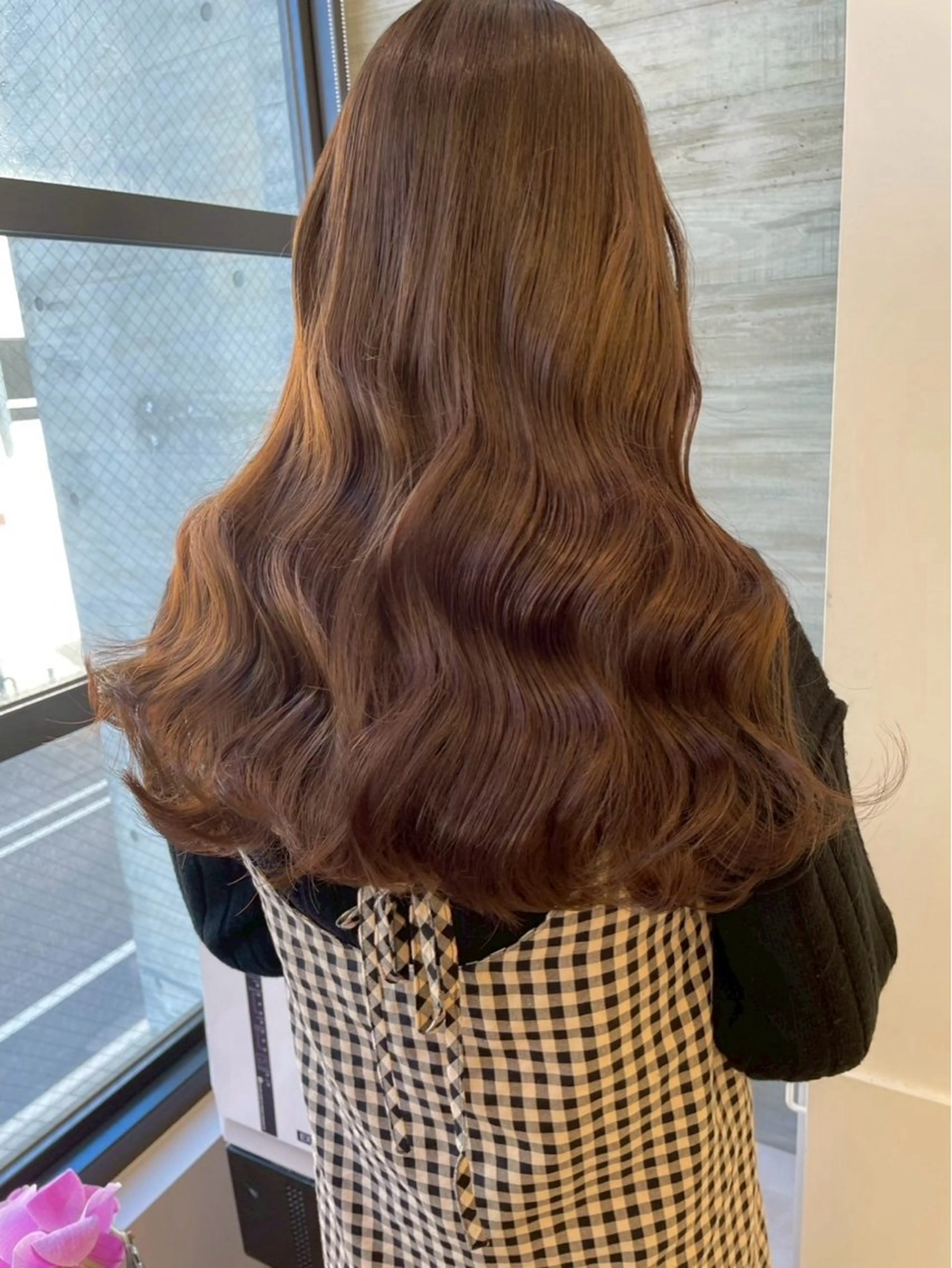 ロング カラー ヘアカラー ParveMix🎀 稲垣詞葉のヘアスタイル