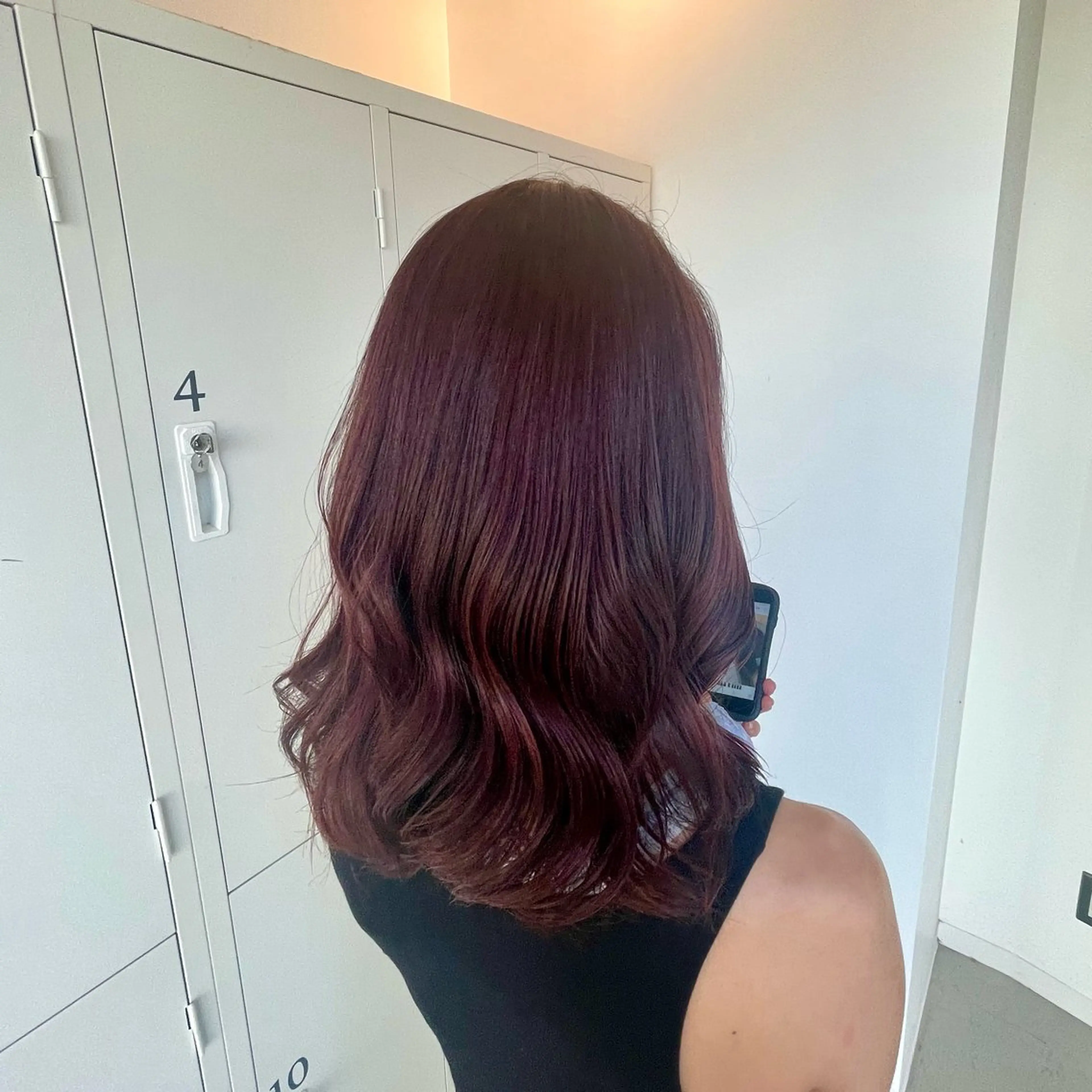 セミロング カラー ヘアカラー 🌟難波/EIGHT 副店長RIKOのヘアスタイル