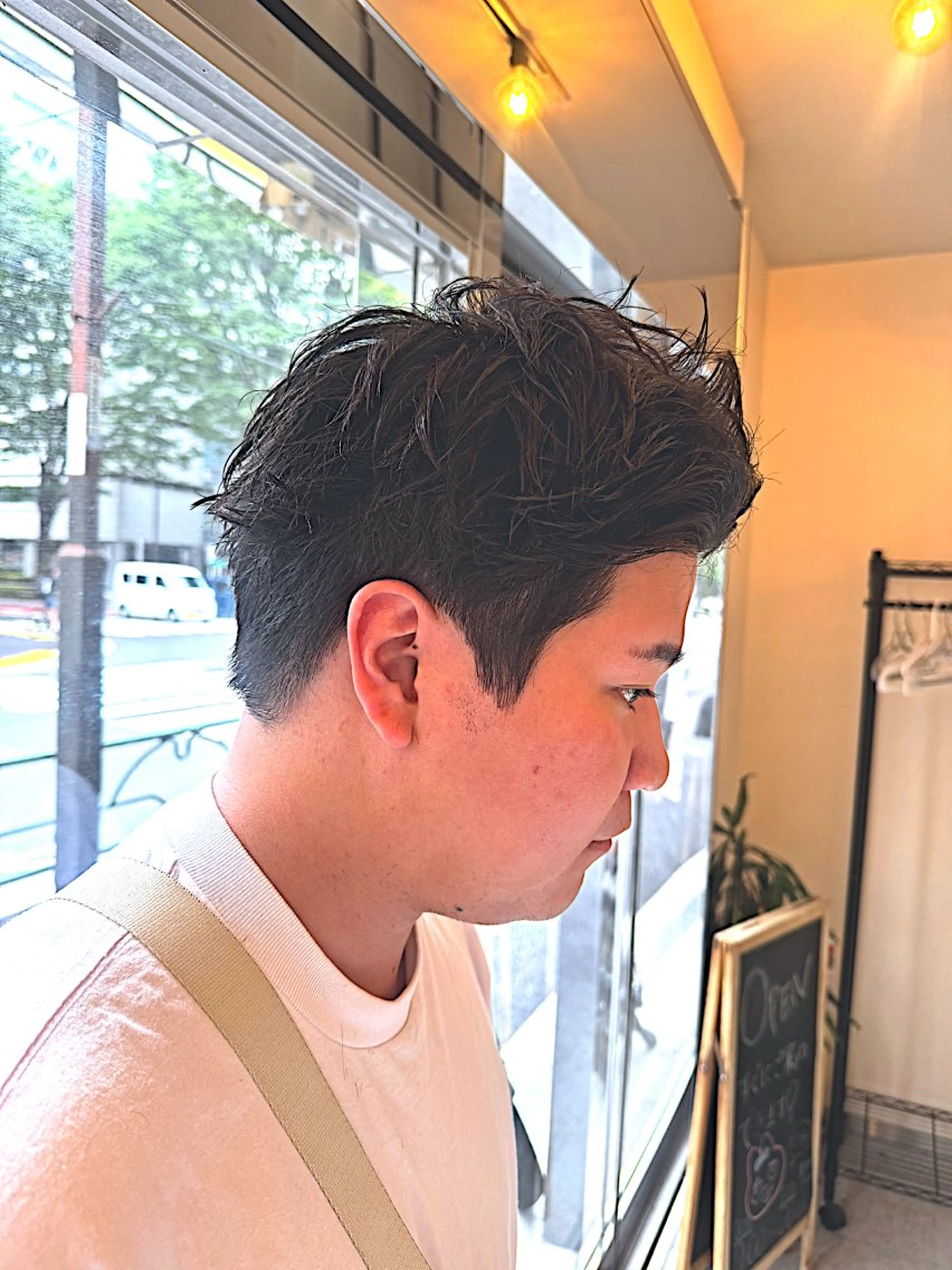 ショート メンズ amble luxe 伊畑優希のヘアスタイル