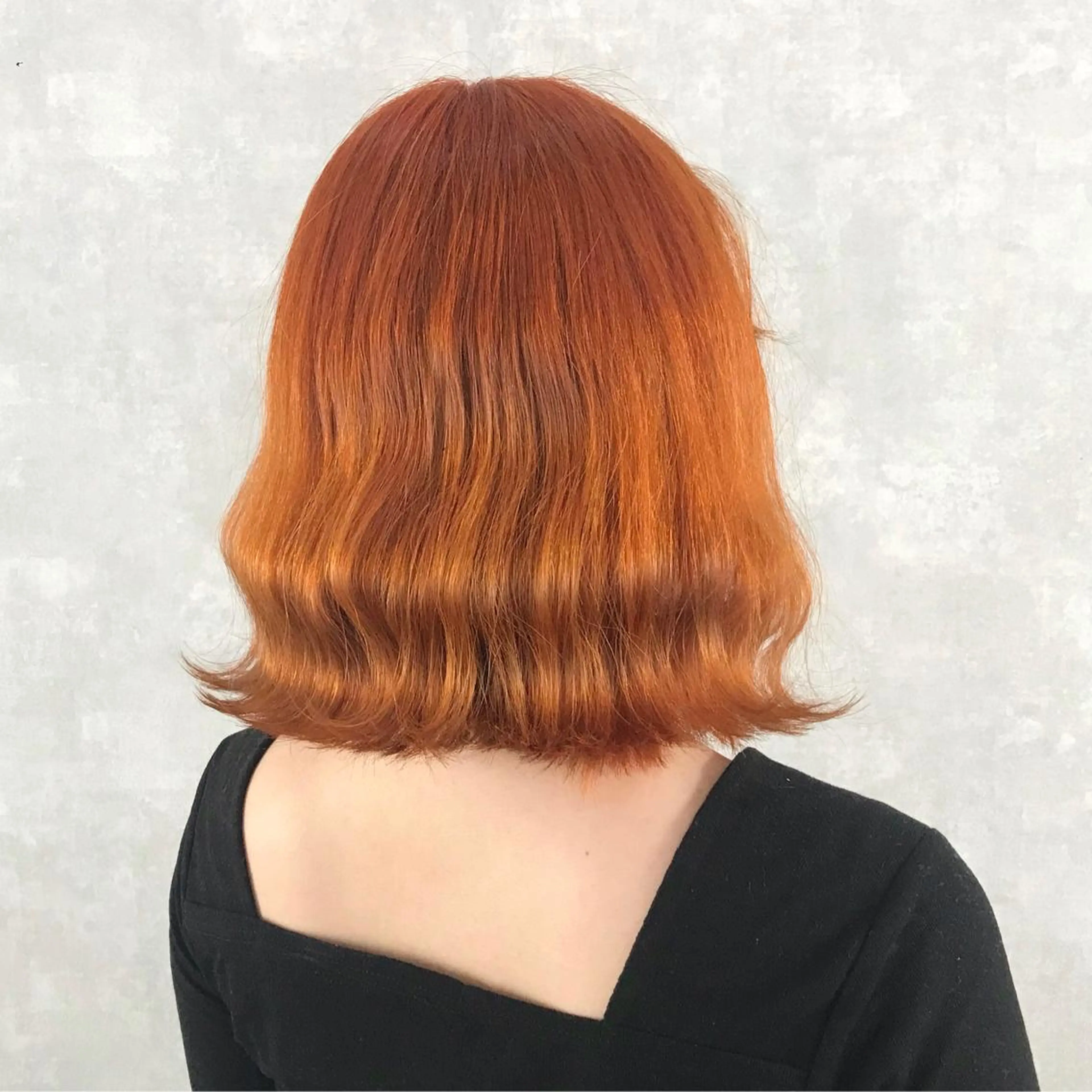 ショート カラー ブリーチ オレンジ タンバルモリ ムルギョル巻き 韓国風ヘア サロウィン所属・K-POP好き美容師 🇰🇷Kai.Yのヘアスタイル