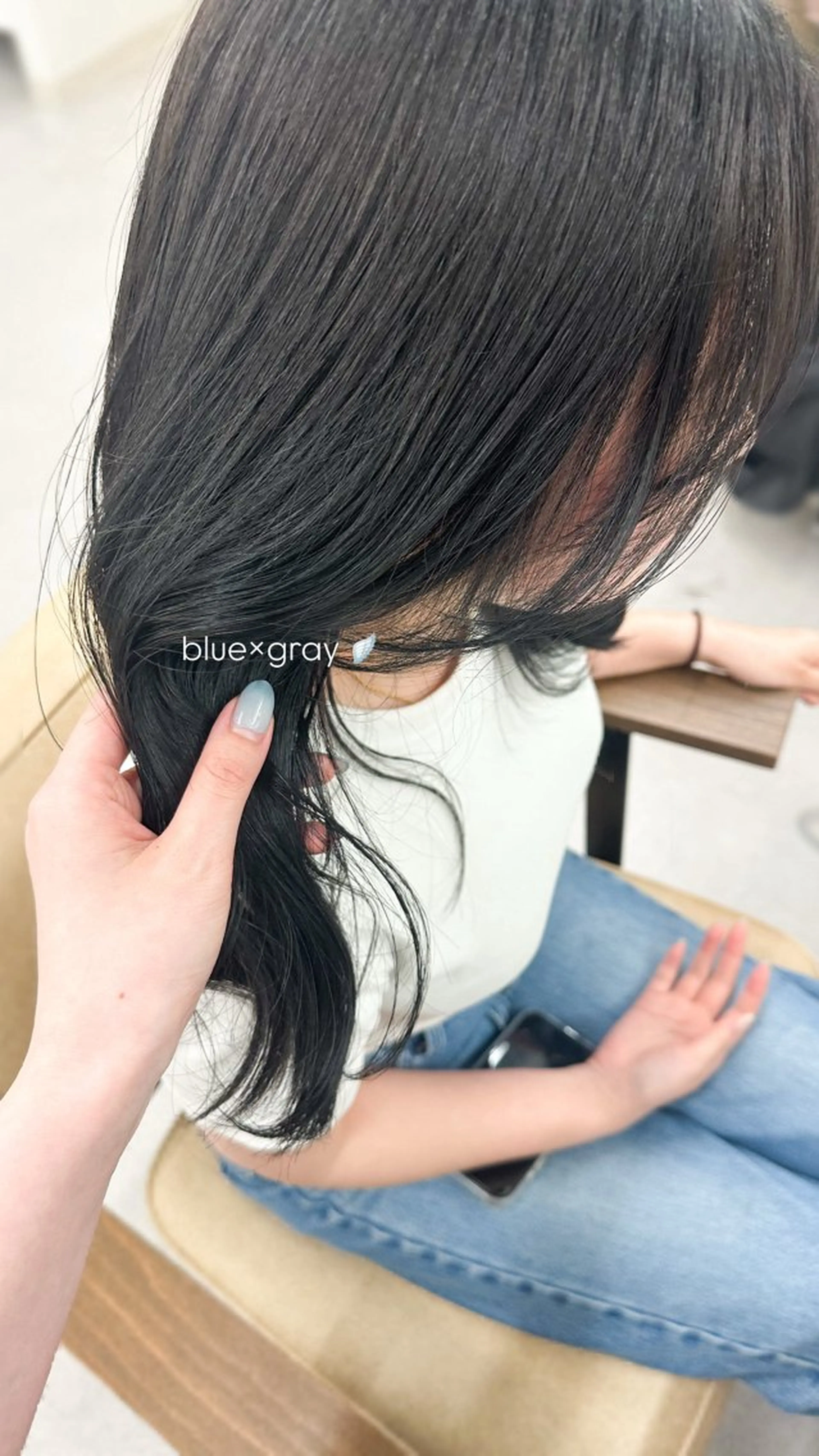 セミロング カラー 透明感カラー 🌼透明感艶カラー オリーブ🌼河村咲のヘアスタイル