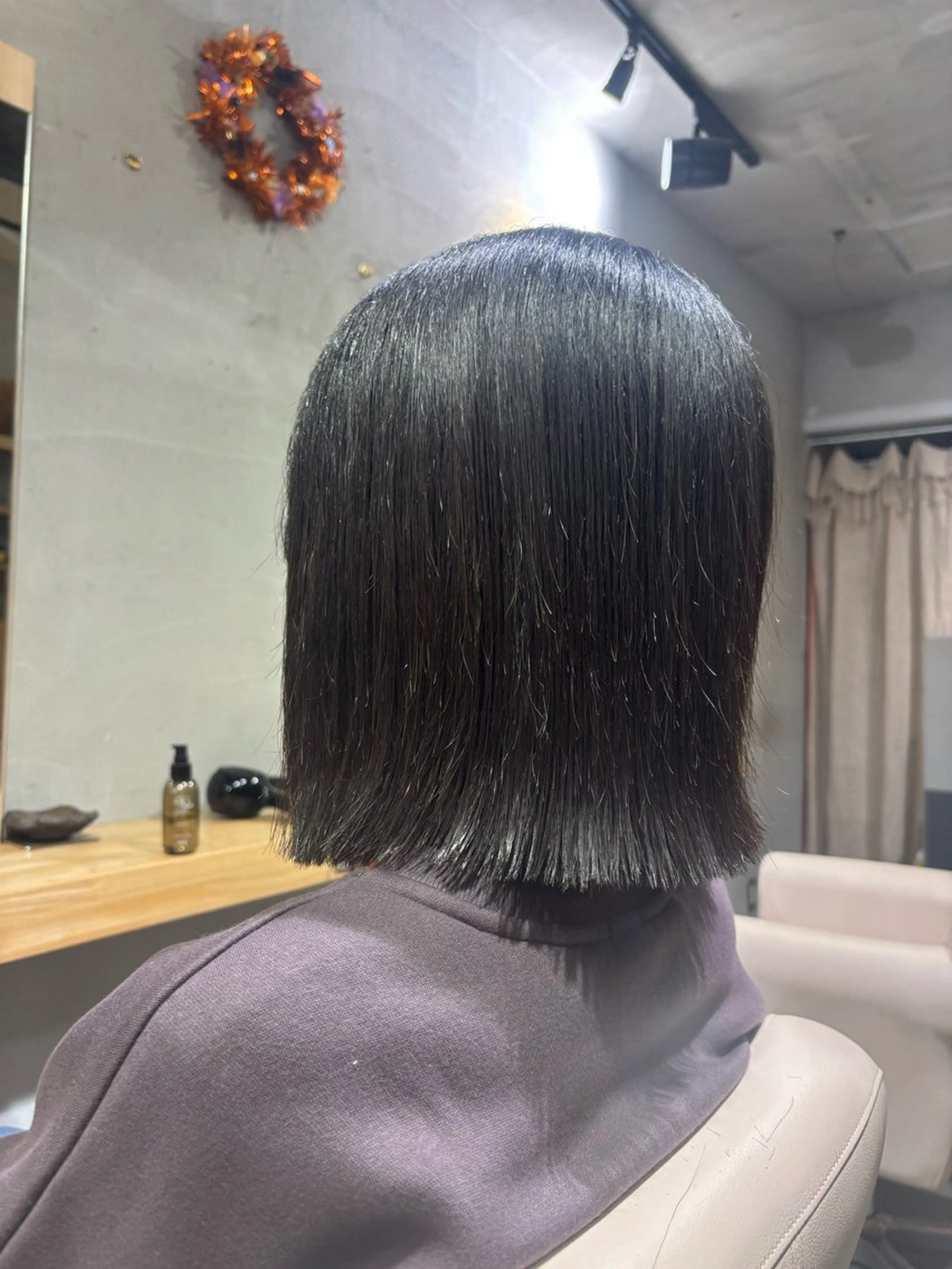 ミディアム Ashe　oleng所属・オモヤ ウタノのヘアスタイル