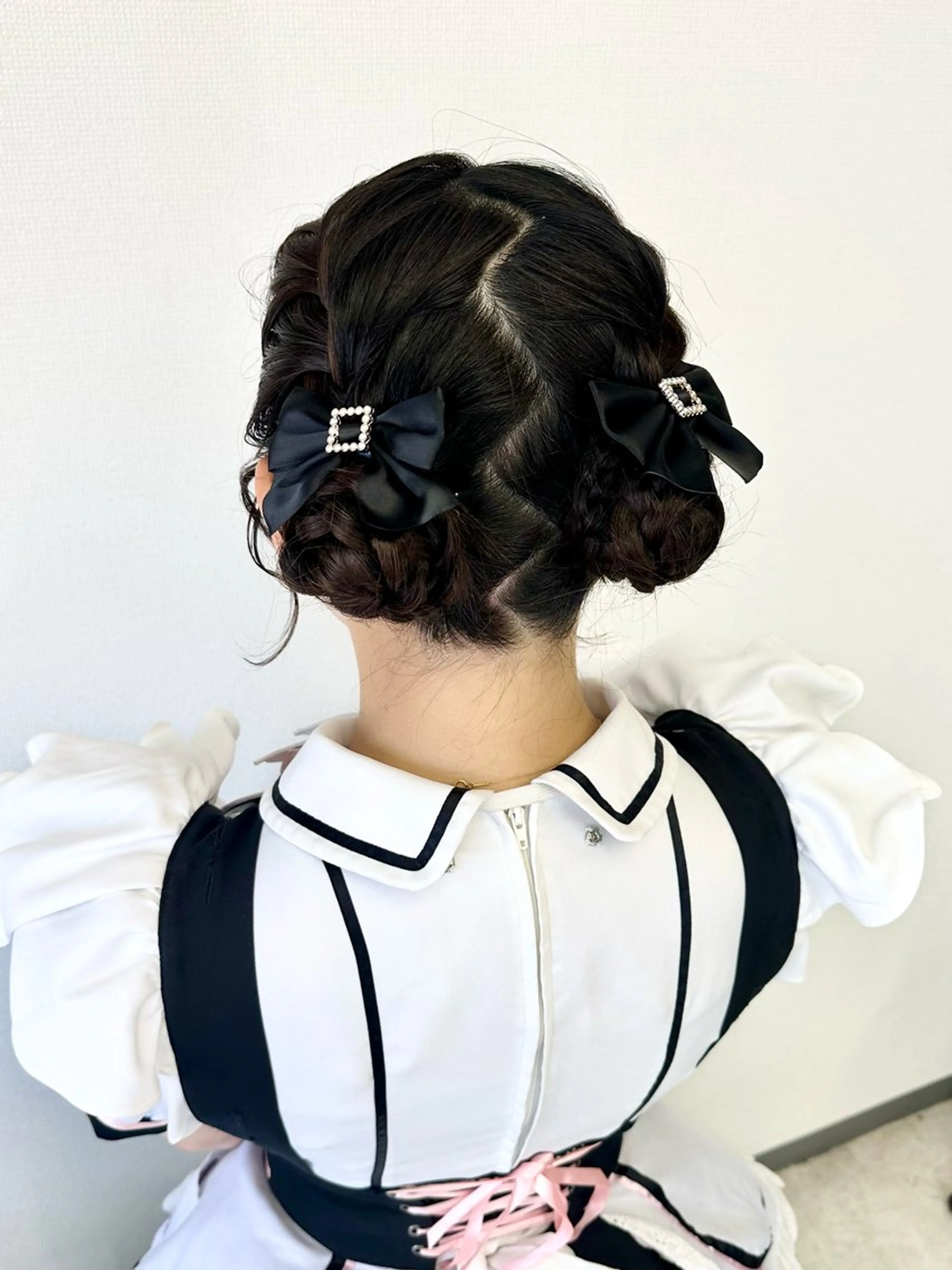 ロング ヘアアレンジ お団子ヘア grow 秋葉原所属・‎♡ᩚ しまだ まい‎♡ᩚのヘアスタイル