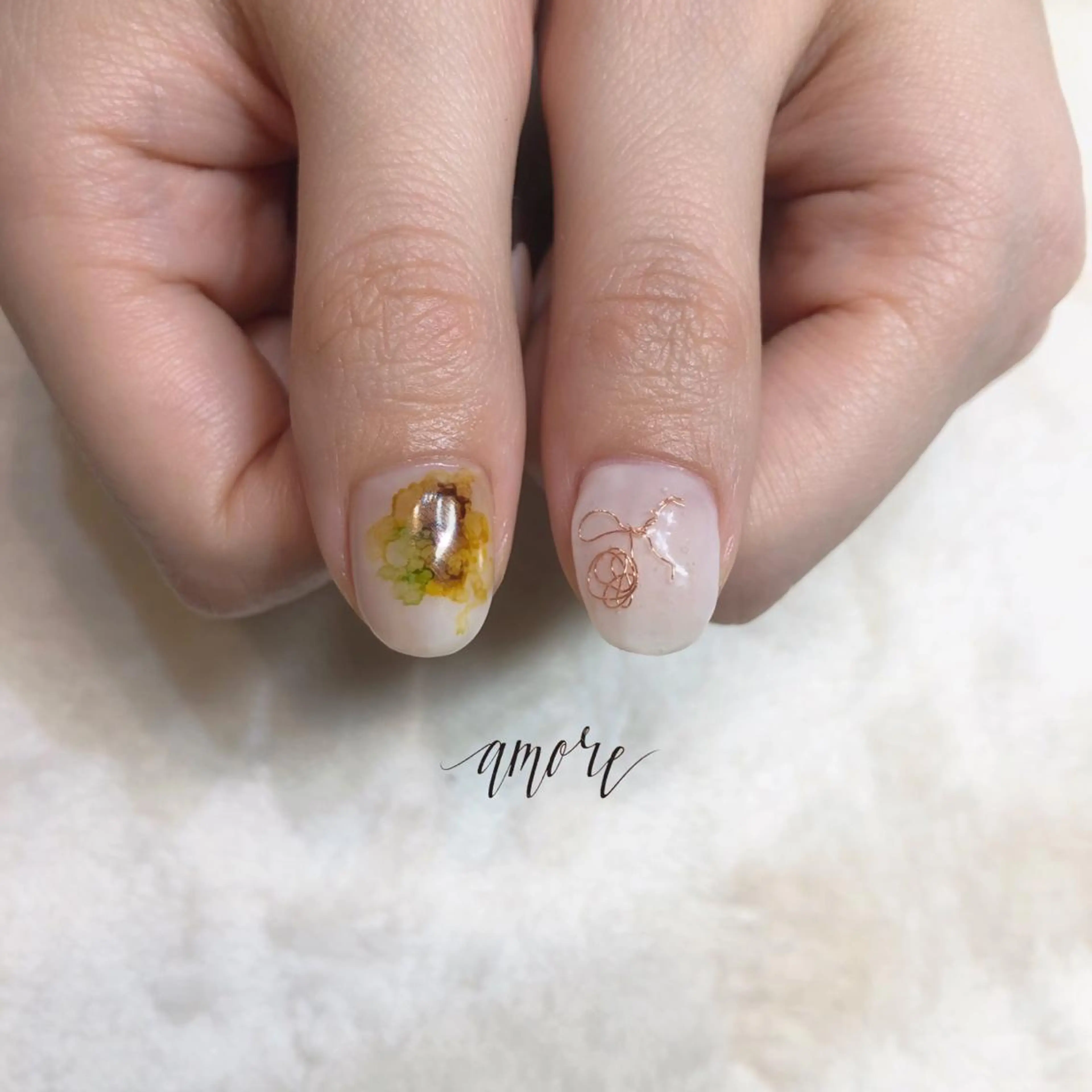 ネイル ジェルネイル ニュアンスネイル 春ネイル You kyehwaのネイルデザイン