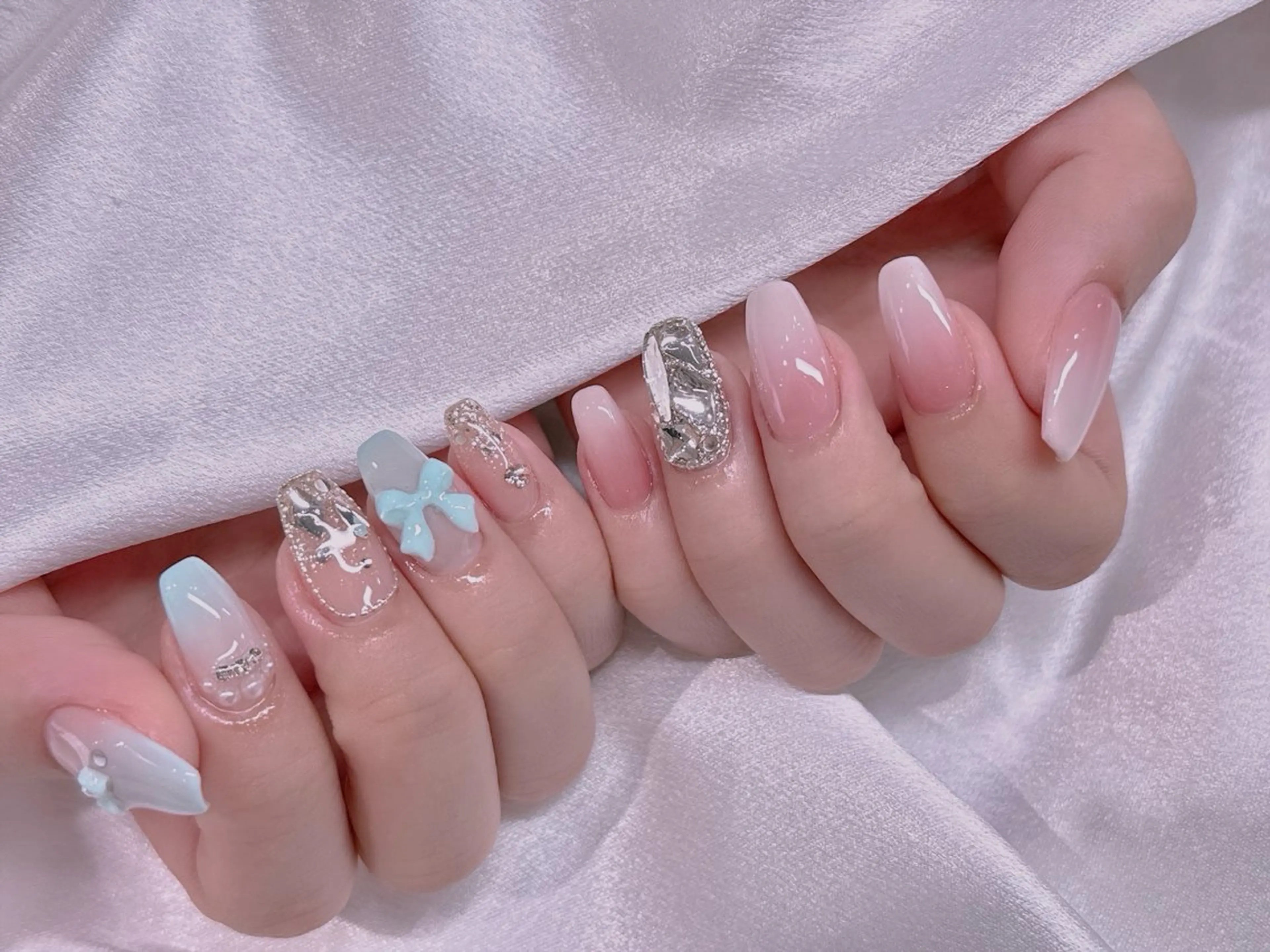 ネイル ハンドネイル 長さだし専門店 M2　rikaのネイルデザイン