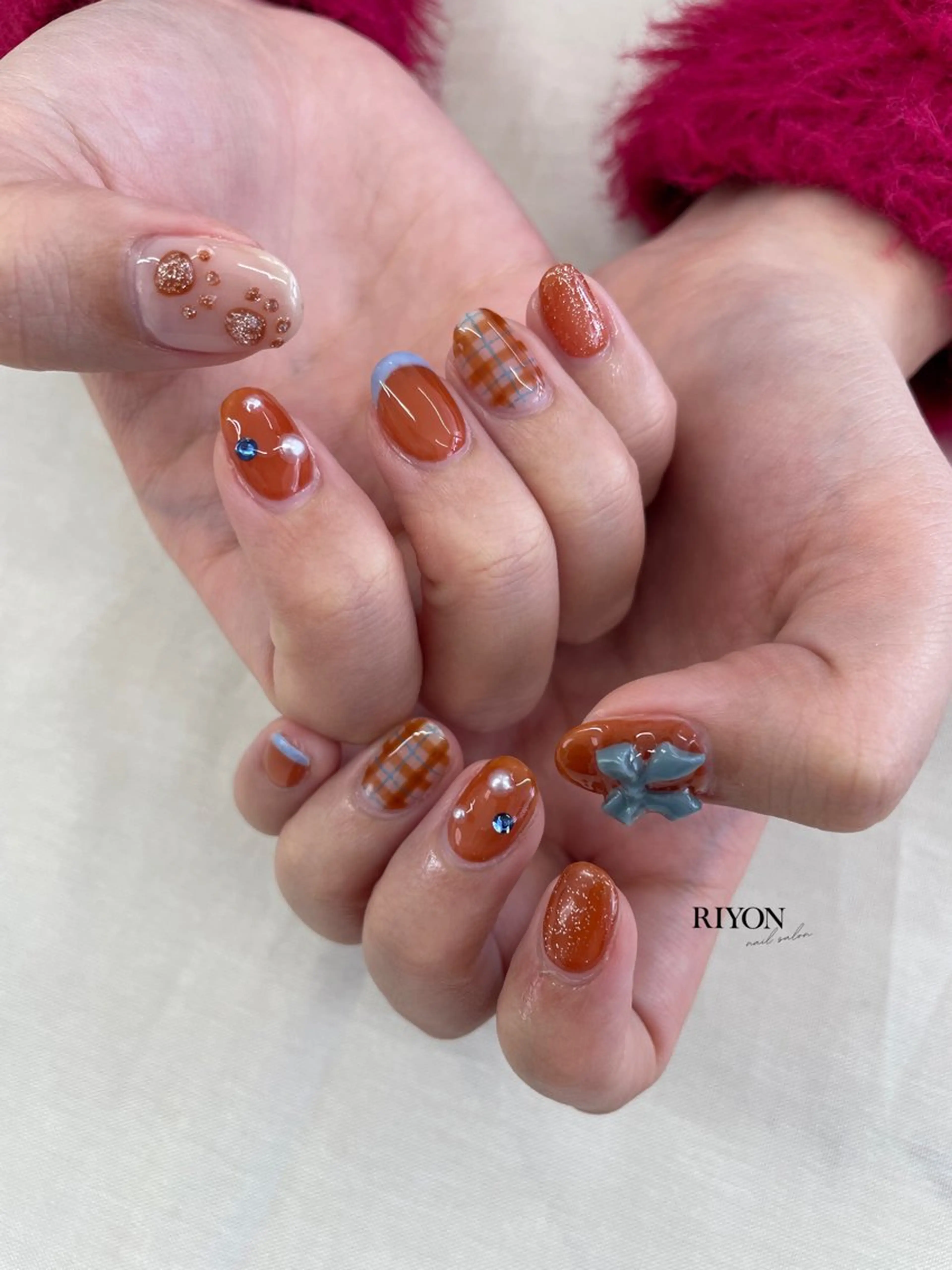 ネイル 持ち込み ハンドネイル RIYON staffのネイルデザイン