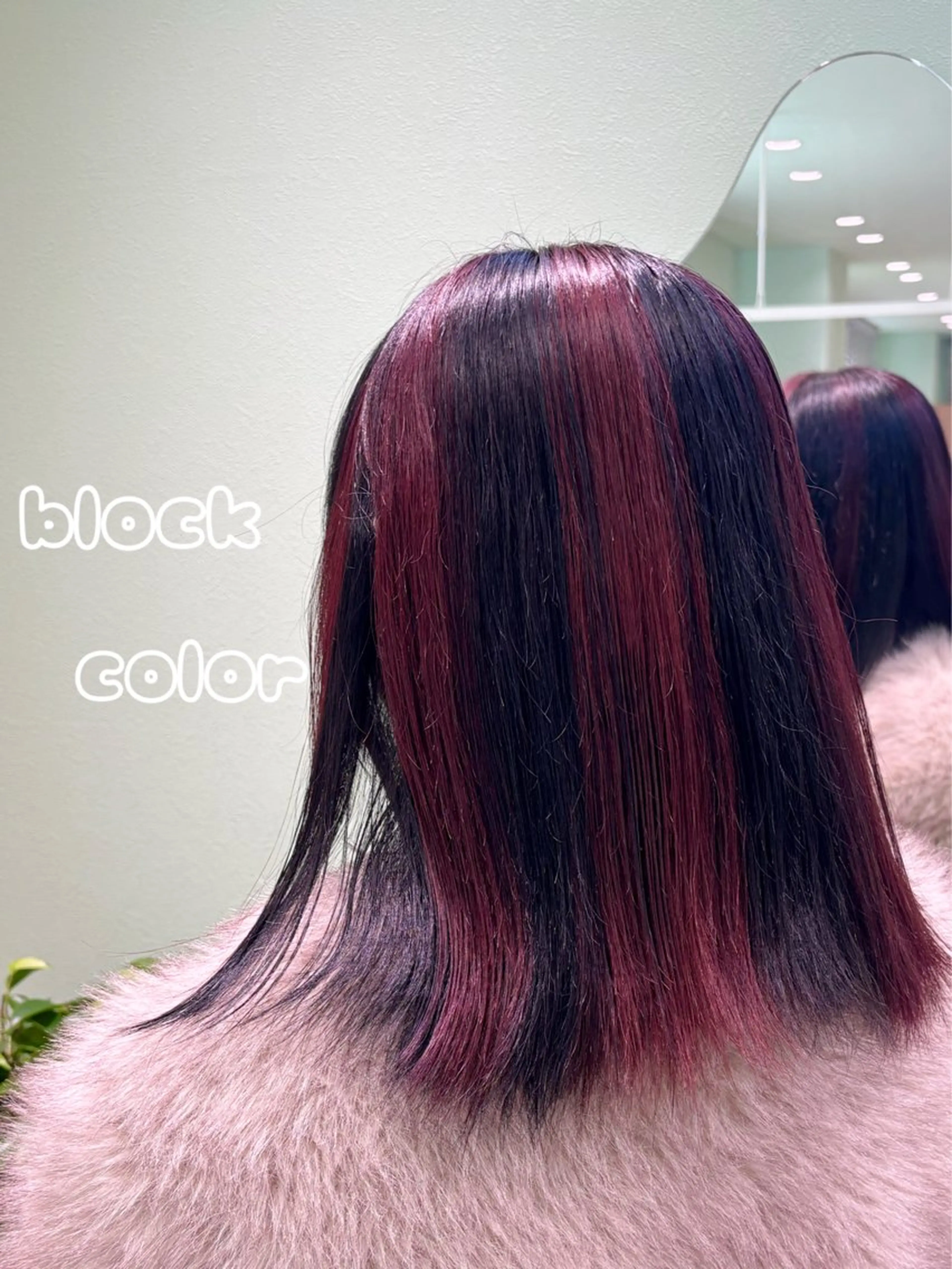 ミディアム カラー デザインカラー ヘアカラー 横浜/デザインカラー 個性派ヘアメ/まこのヘアスタイル