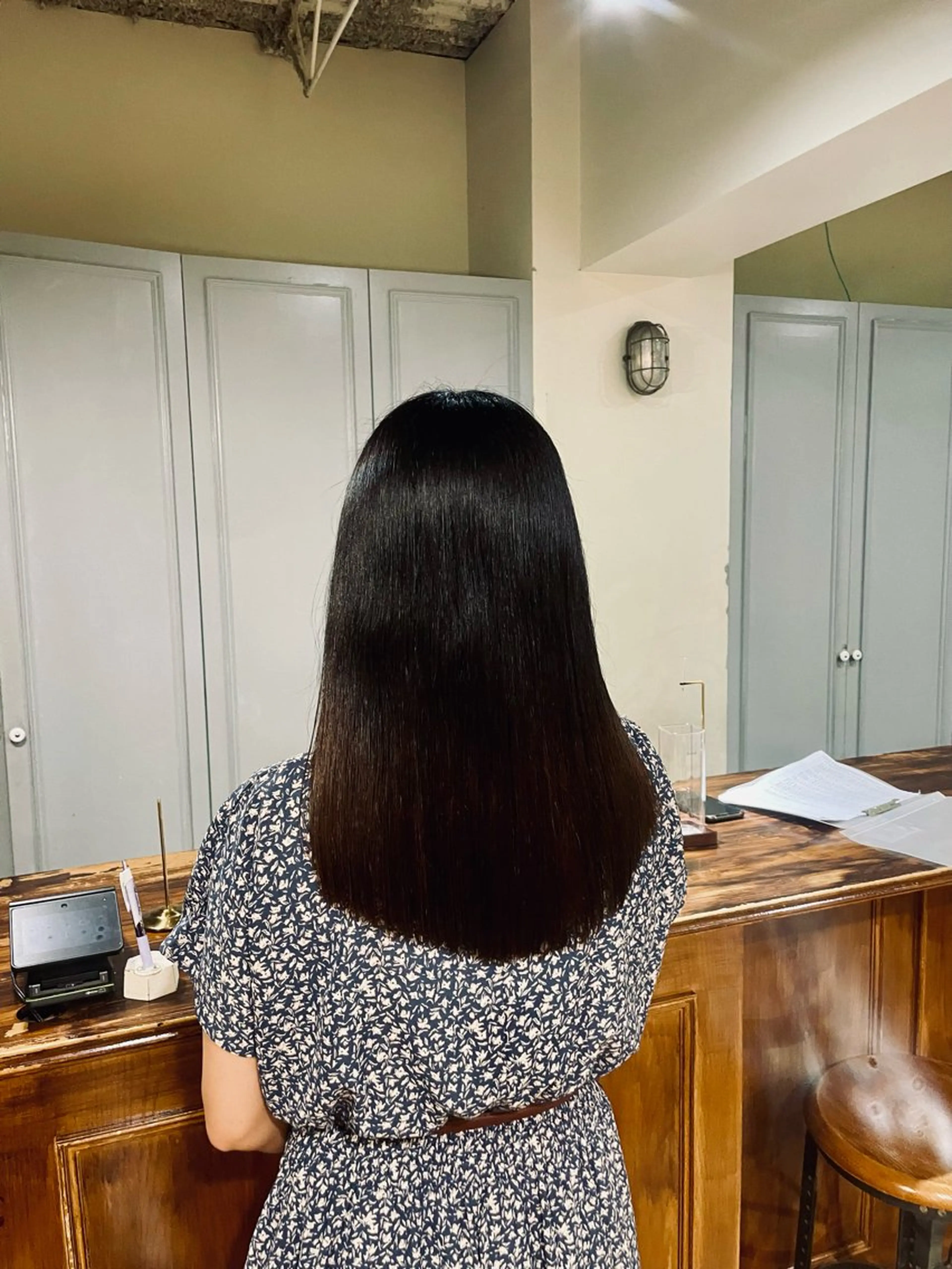 ロング ボブ カット トリートメント 🤩噂のMr.髪ポジ ティブ®️yu🤩のヘアスタイル