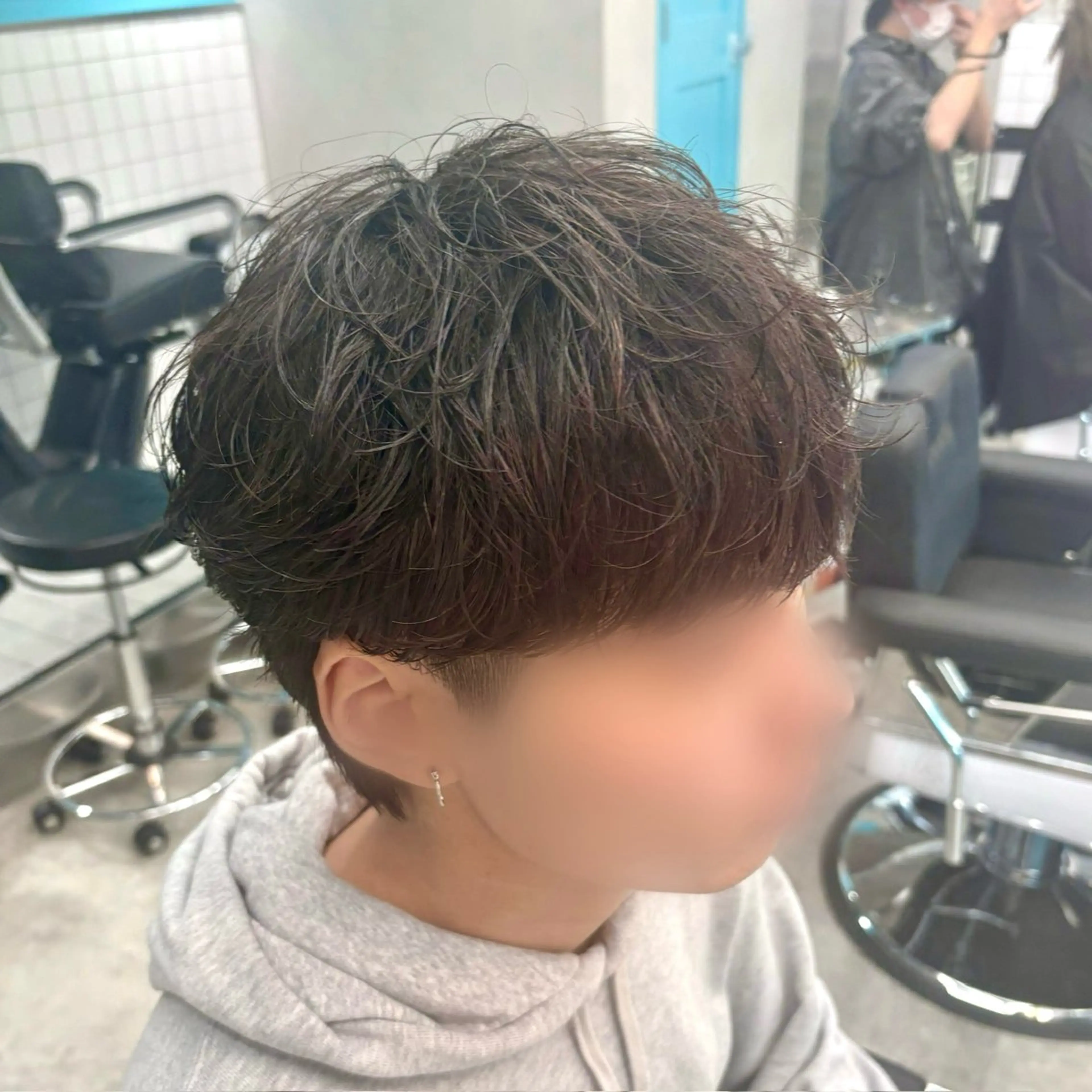 パーマ メンズ カット パーマ 👑駅近メンズサロン パーマ特化北千住👑のヘアスタイル