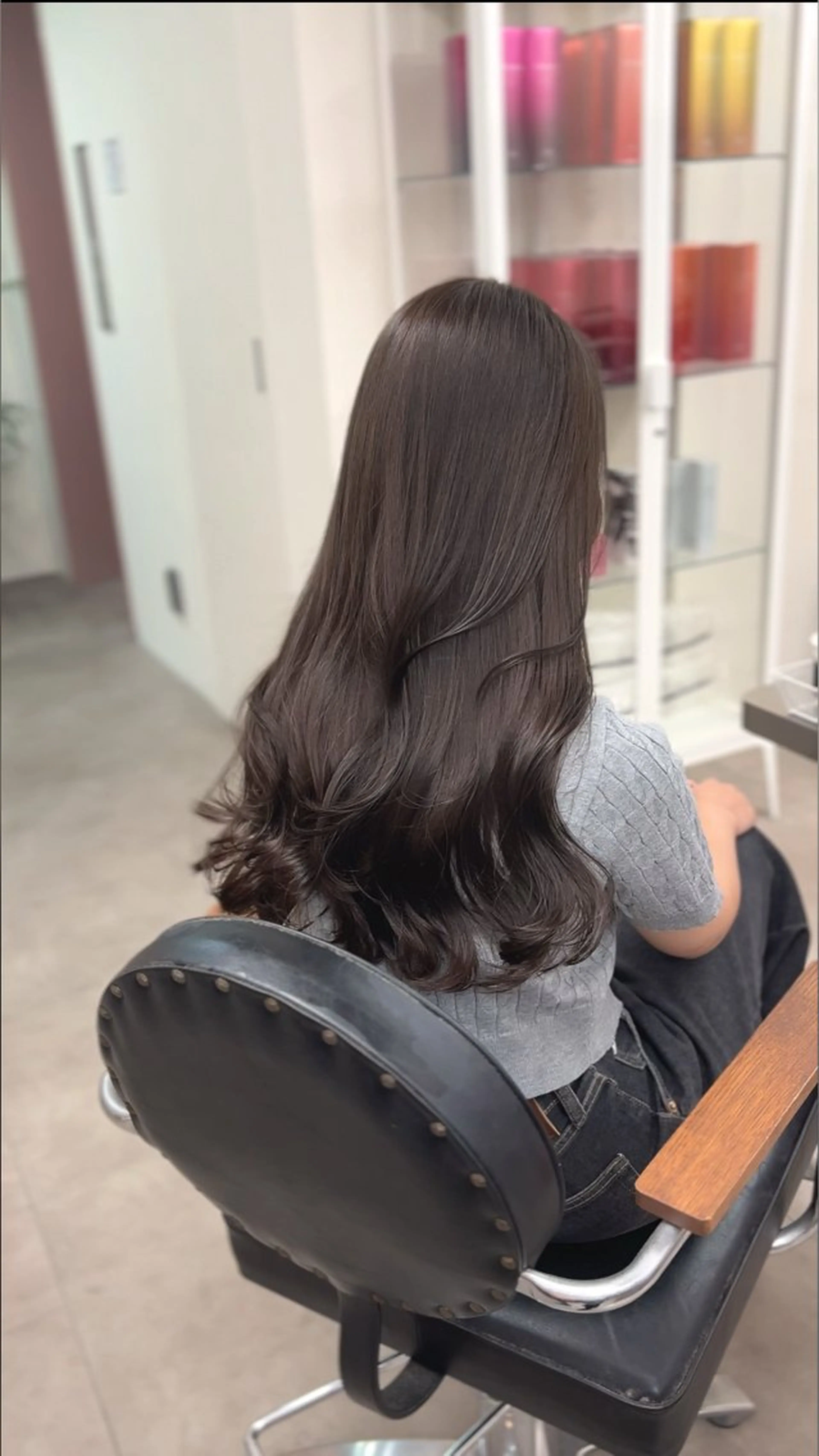 ロング カラー 髪質改善 韓国風ヘア ヘアカラー 梅田/ベージュ／ 艶カラー／三宅空翔のヘアスタイル