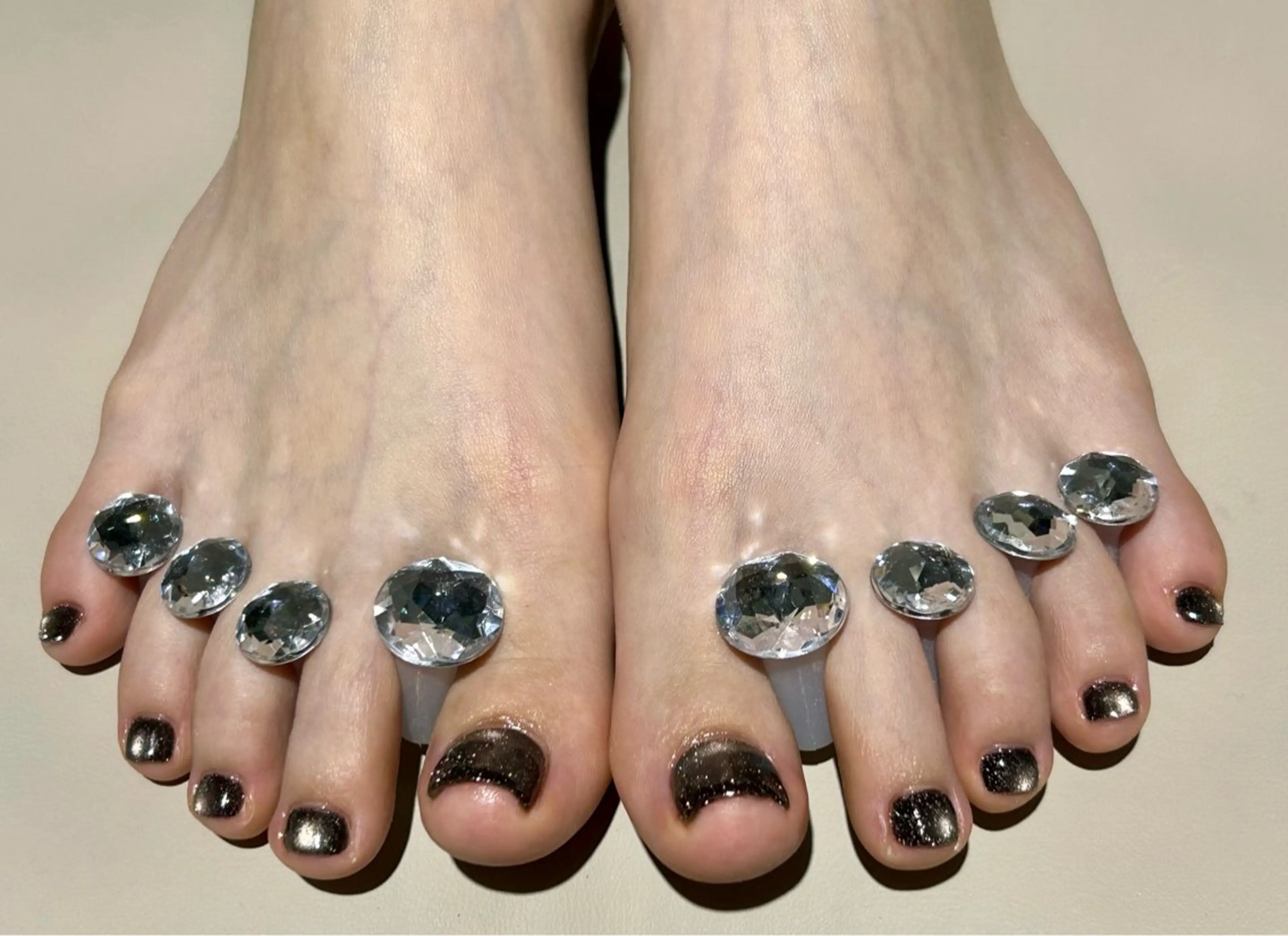 ネイル フラッシュネイル フラッシュマグ マグネットネイル OAK eyelash&nail 新潟所属・森山 ミチカのネイルデザイン