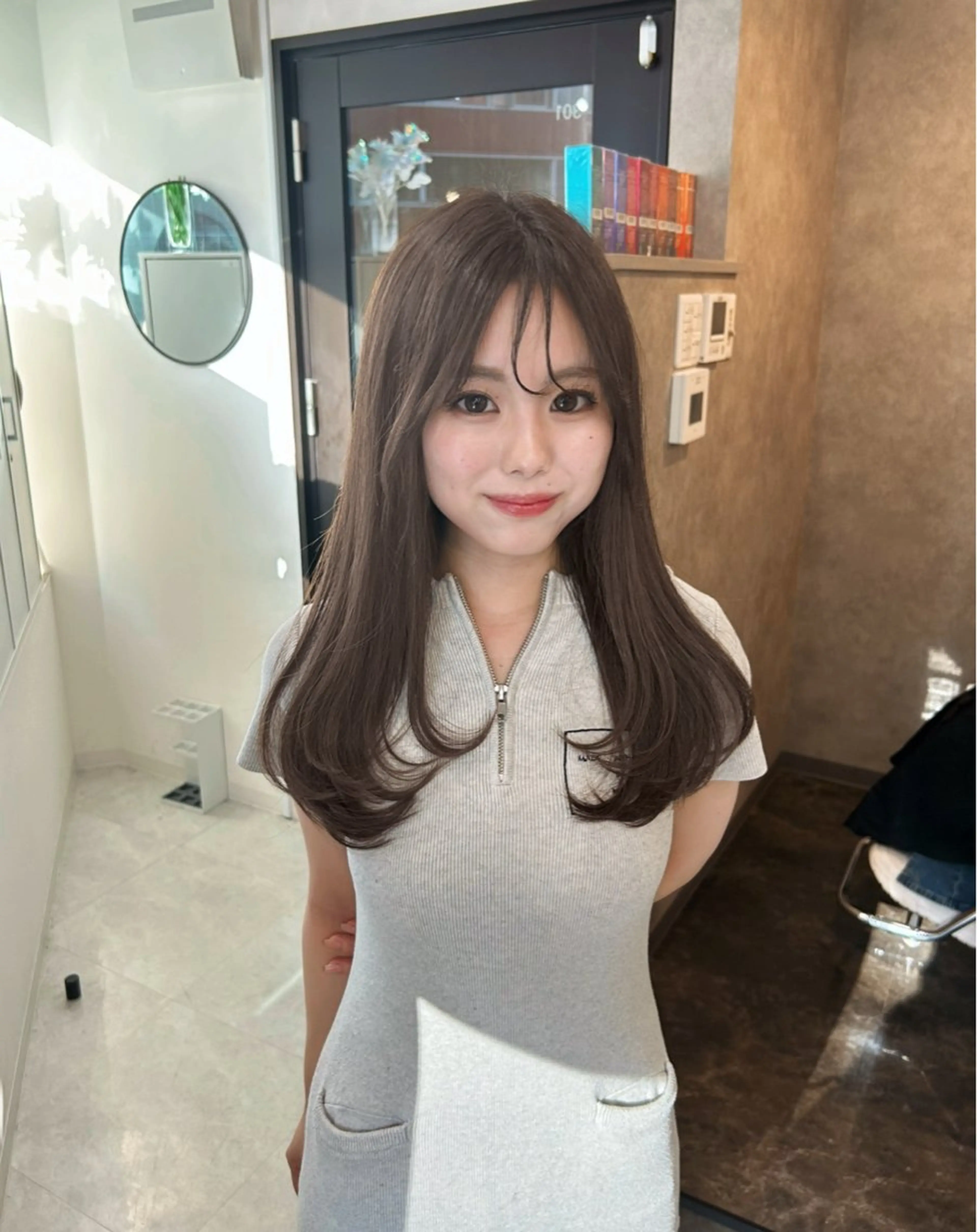 ロング marshu梅田所属・MAHO/透明感カラ ー/髪質改善🍒のヘアスタイル