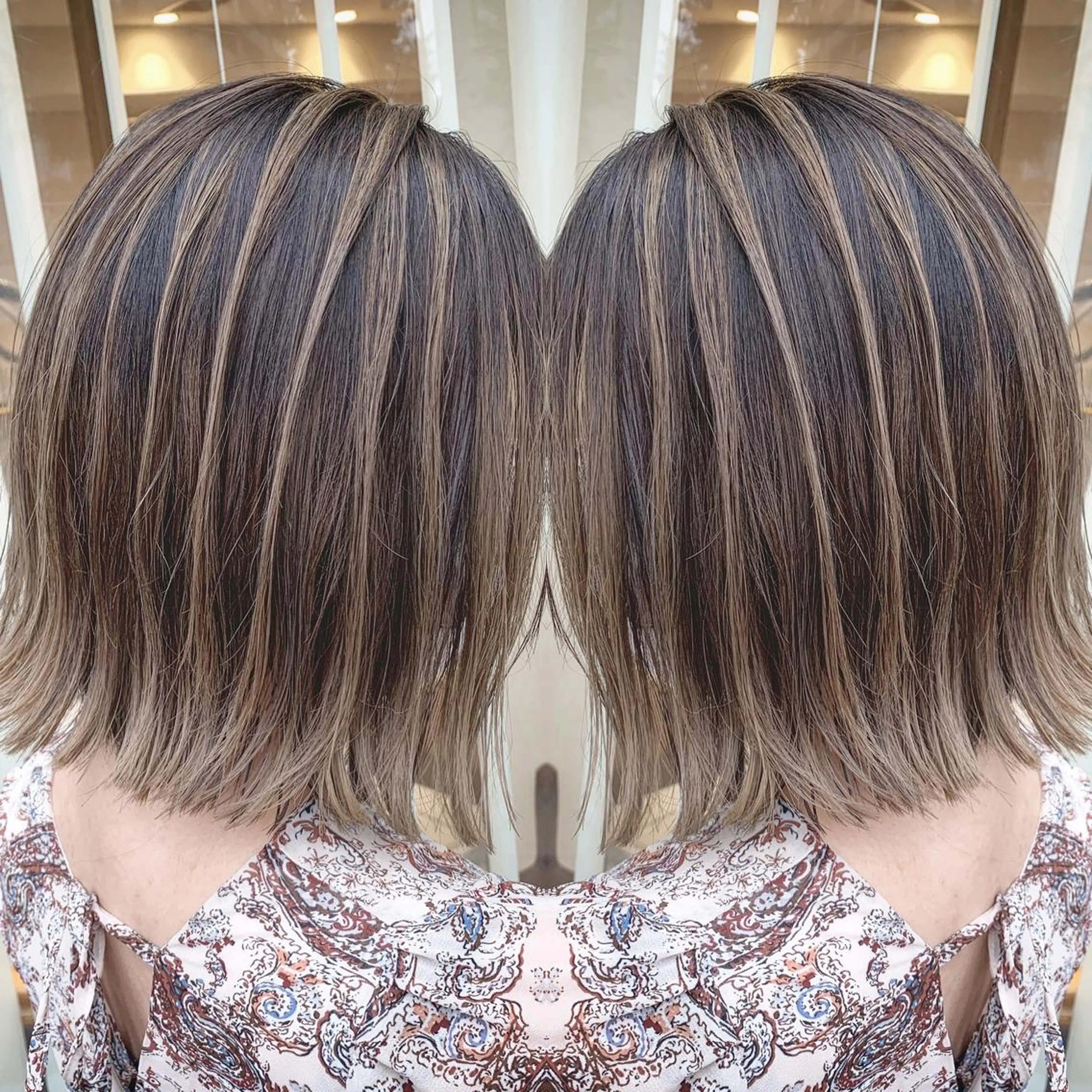 ミディアム レイヤーカット 【ボブ・ショート】 Ash茗荷谷店のヘアスタイル