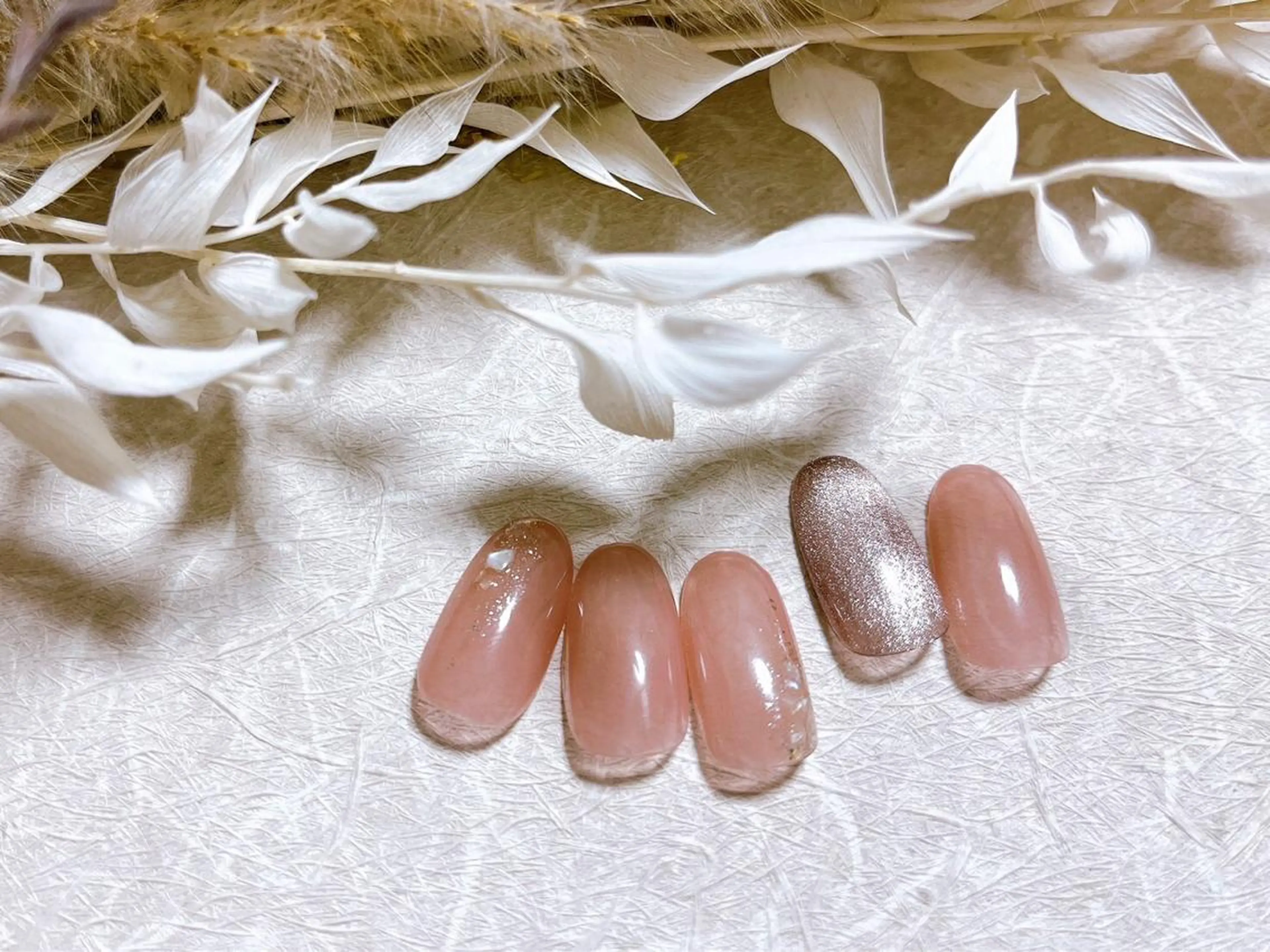 ネイル クリアネイル ジェルネイル 韓国ネイル パラジェル 春ネイル ハンドネイル kiki nail 二子玉川のネイルデザイン