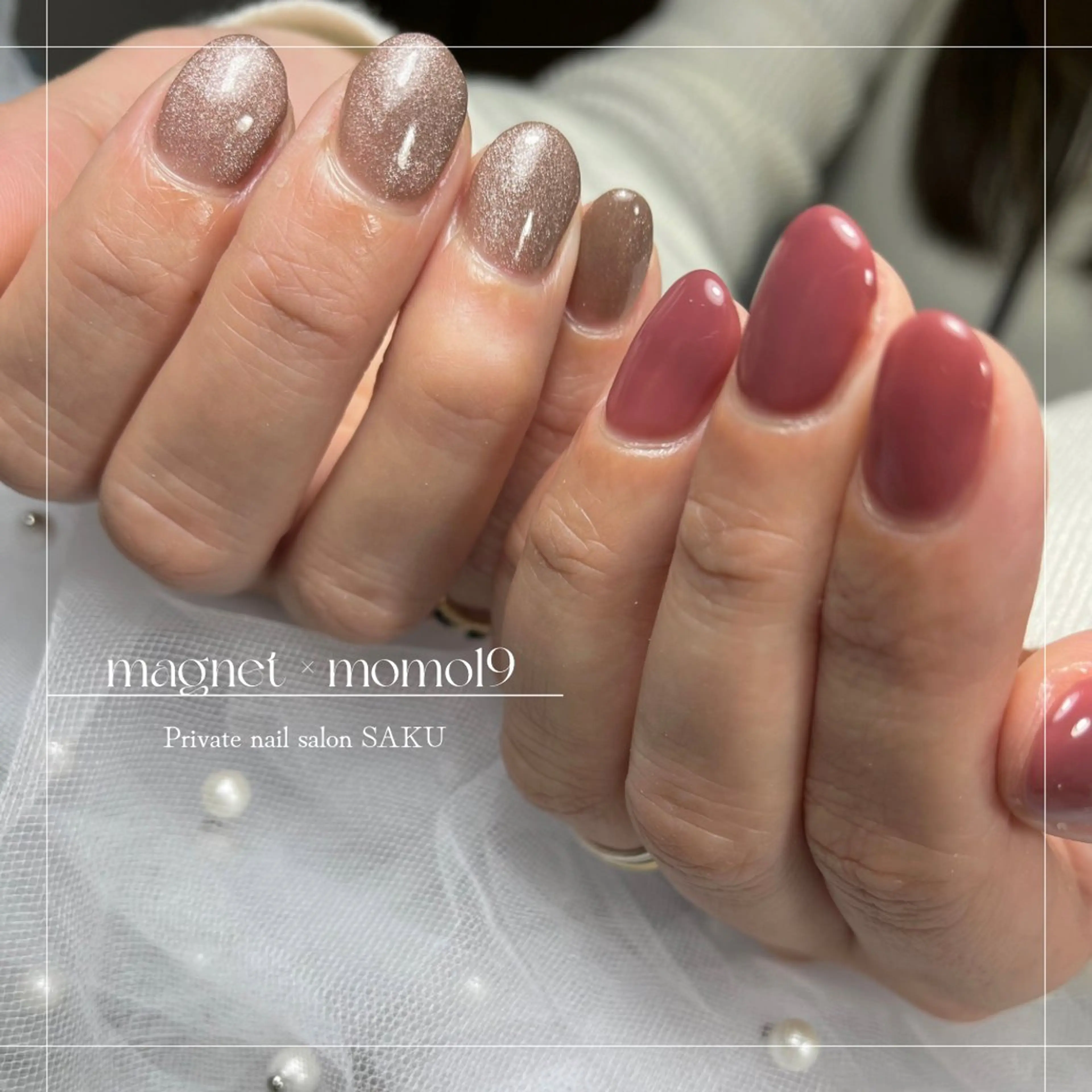 ネイル ハンドネイル SAKU  nail[サクネイル]所属・SAKU nail 作島茜のネイルデザイン