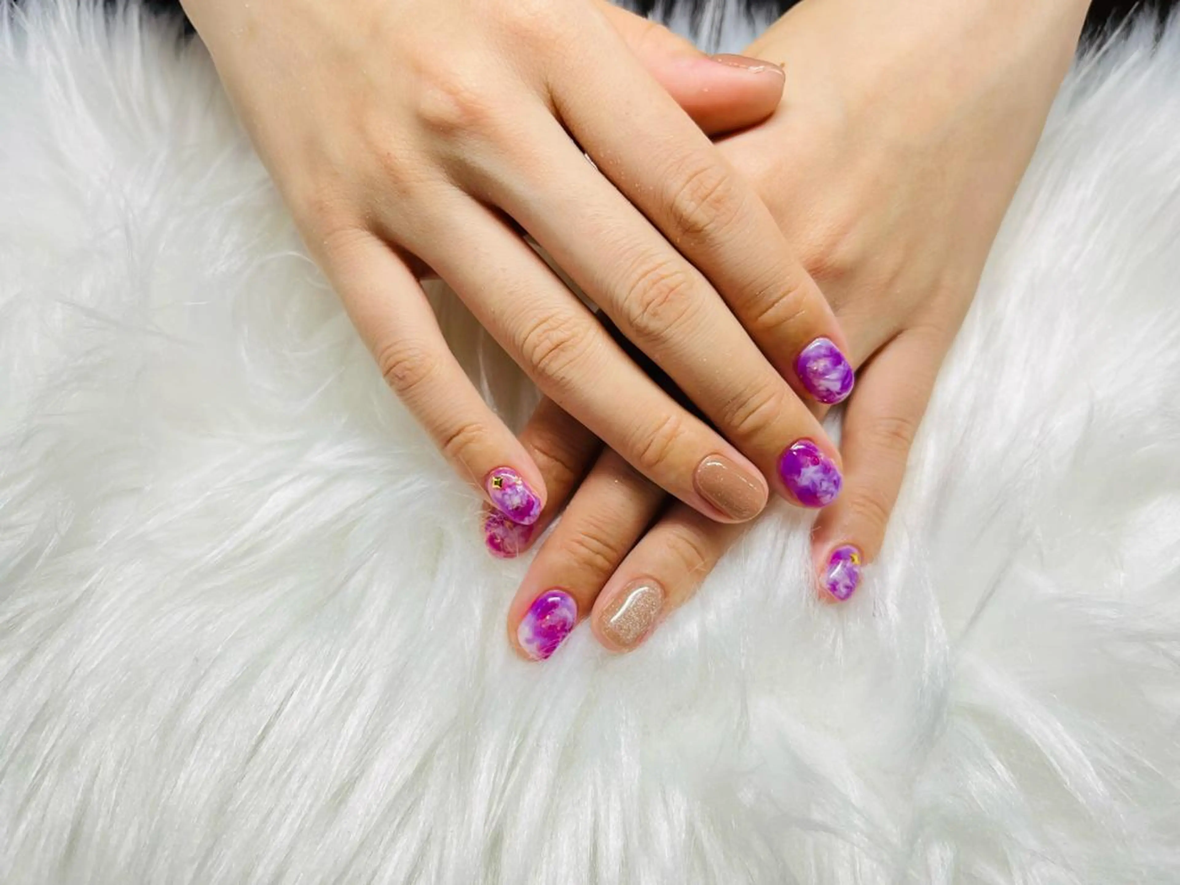 ネイル アートネイル ニュアンスネイル AngelCoco Tabataのネイルデザイン