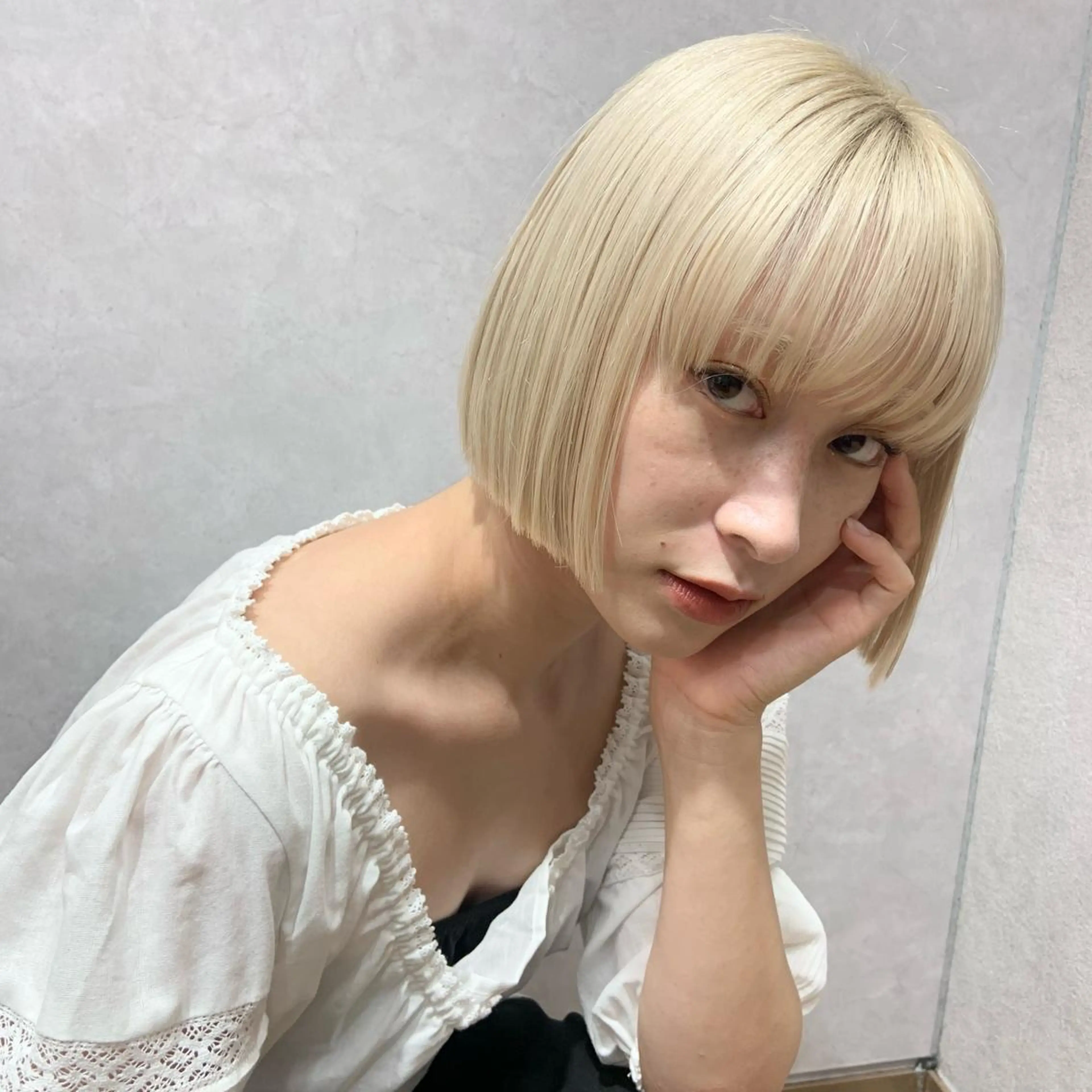 ミディアム 🤍透明感/韓国風 🤍サクラギヒトミのヘアスタイル