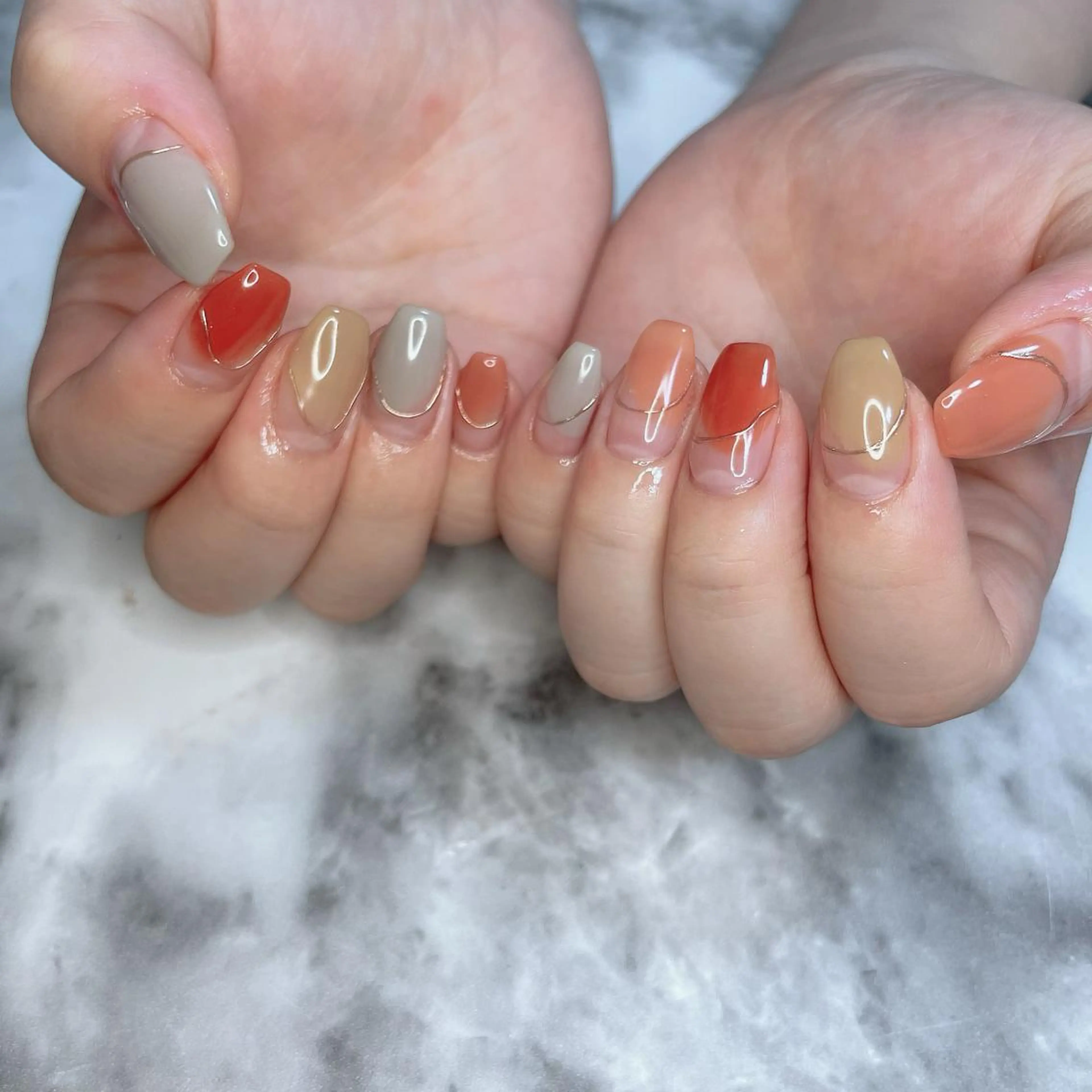 ネイル ニュアンスネイル ハンドネイル salon de belnetta所属・kayo 💅のネイルデザイン