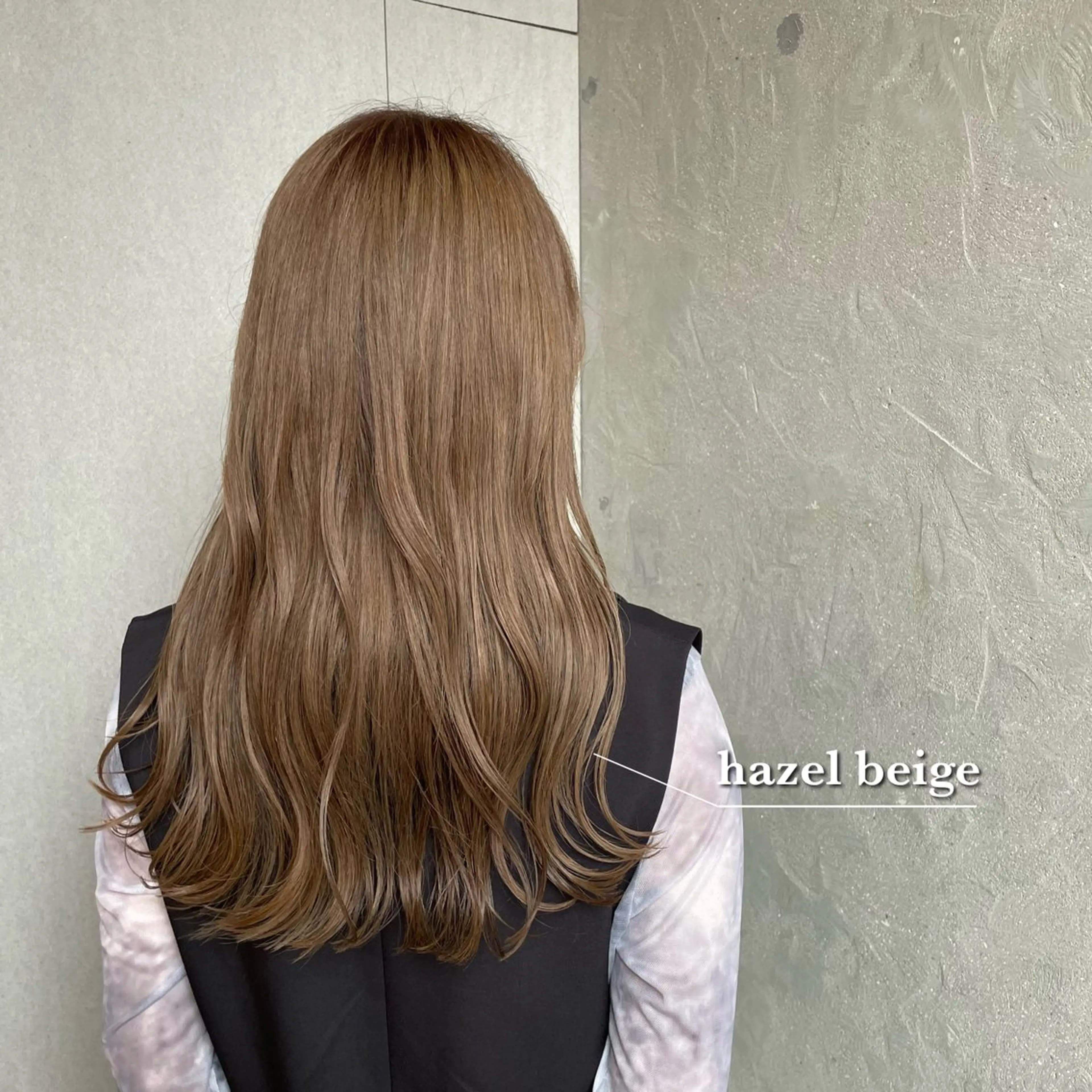 ロング カラー カット ヘアカラー トリートメント 綾 里🪽のヘアスタイル