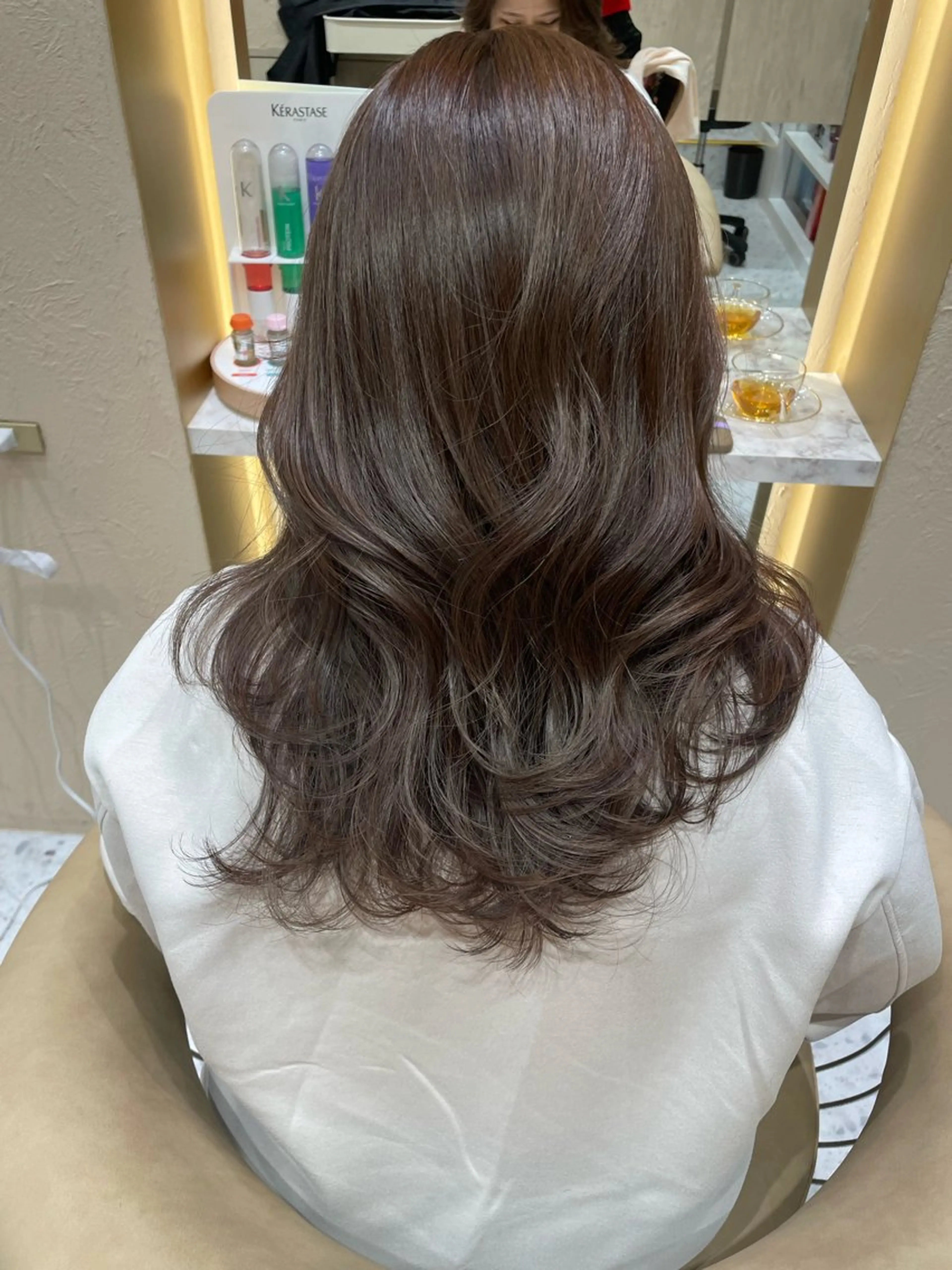 ロング カラー カット ヘアカラー トリートメント 韓国ヘア/髪質改善 /Harunaのヘアスタイル